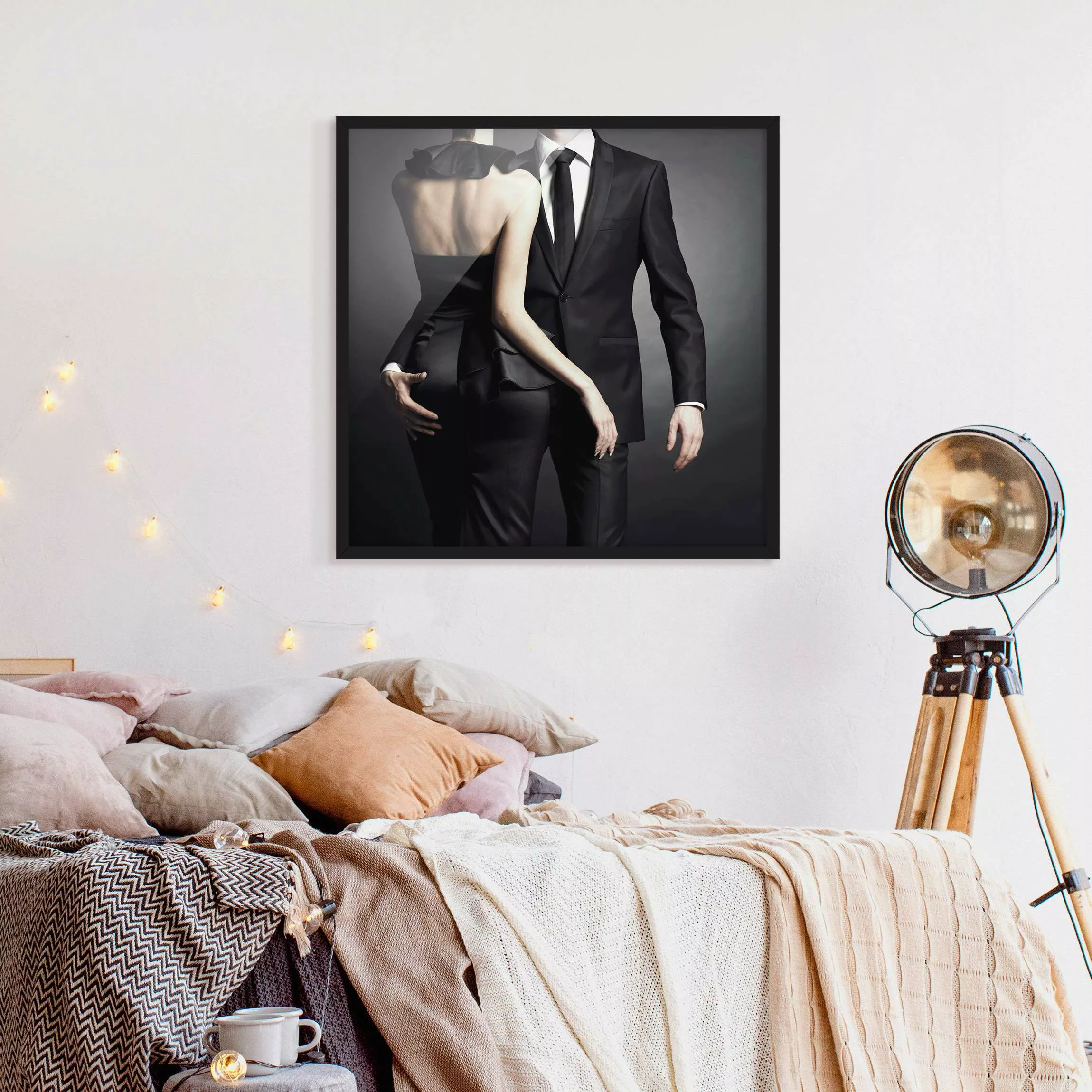 Bild mit Rahmen Portrait - Quadrat Touch of Elegance günstig online kaufen