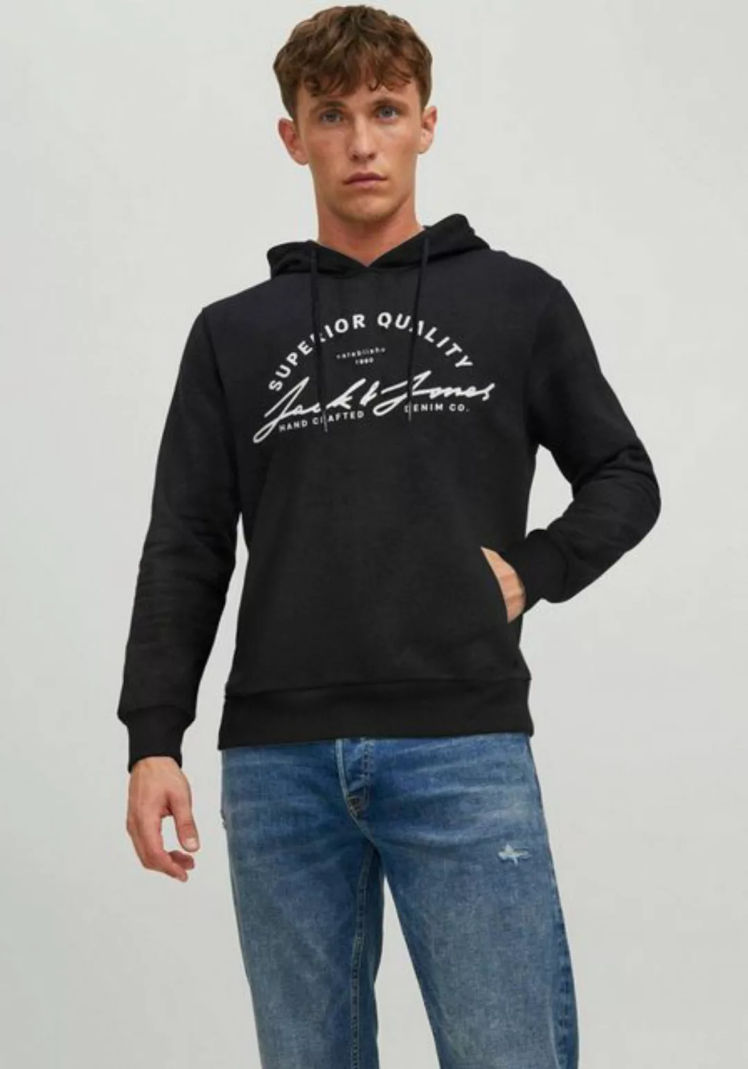 Jack & Jones Kapuzensweatshirt JJACE SWEAT HOOD günstig online kaufen