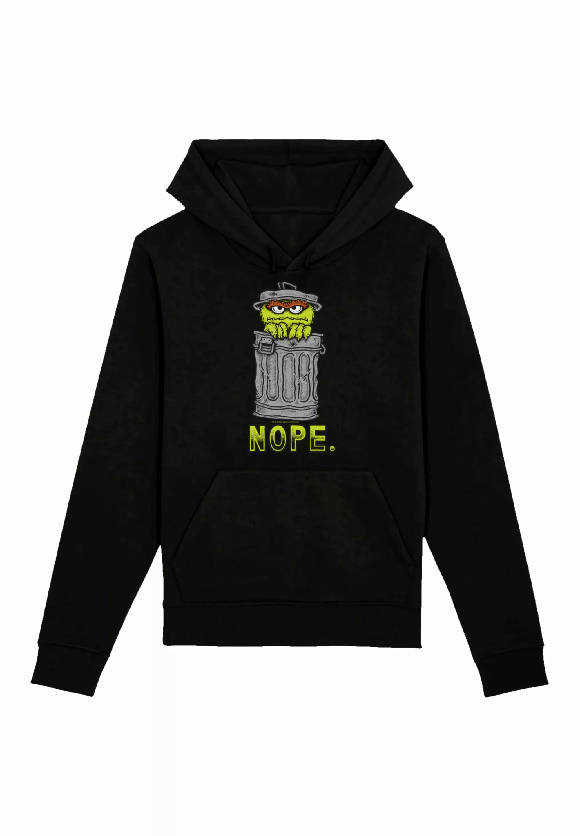 F4NT4STIC Kapuzenpullover "Sesamstraße Oscar Nope", Premium Qualität günstig online kaufen