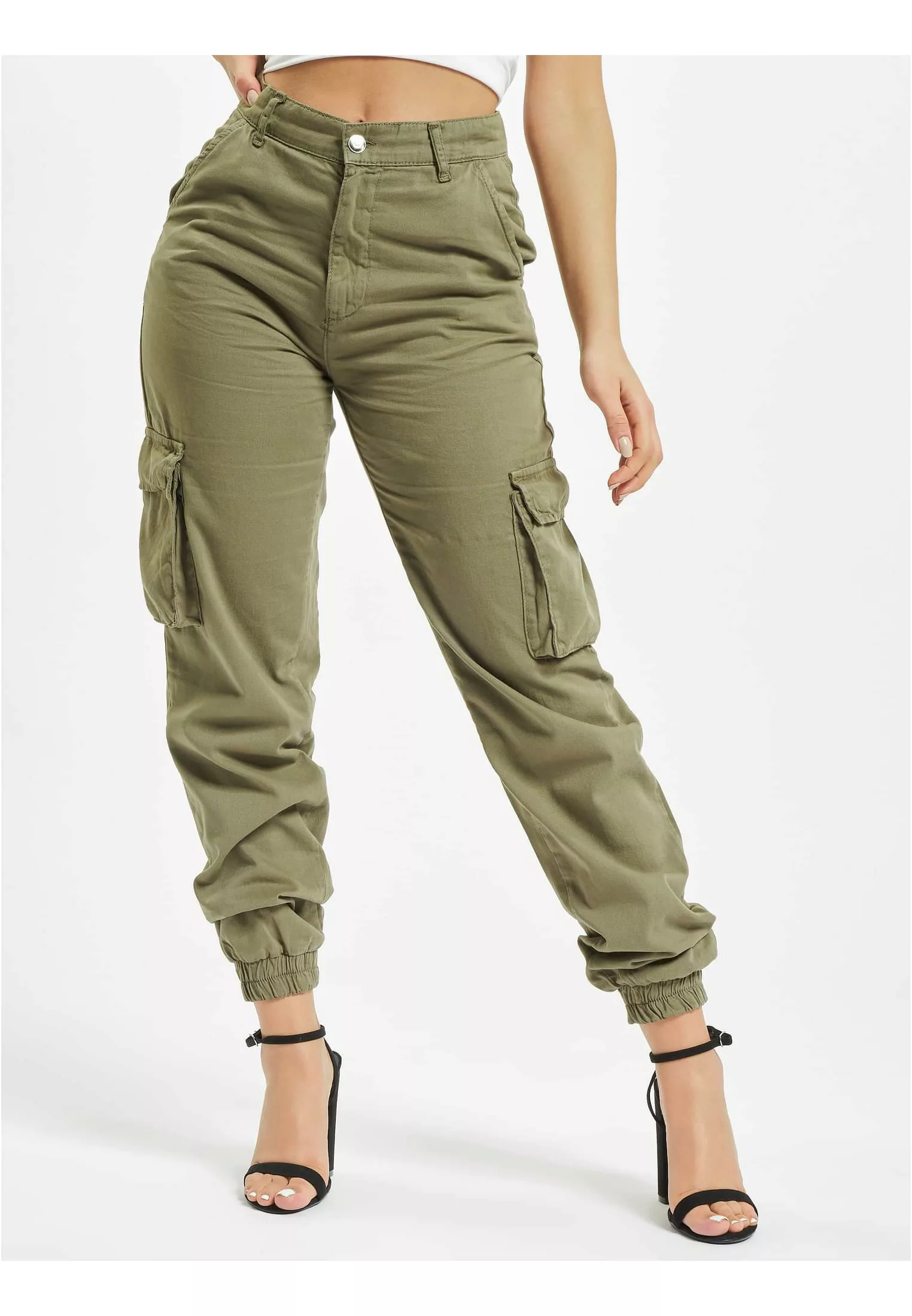 DEF Stoffhose "DEF Damen Aya Cargopants", (1 tlg.) günstig online kaufen