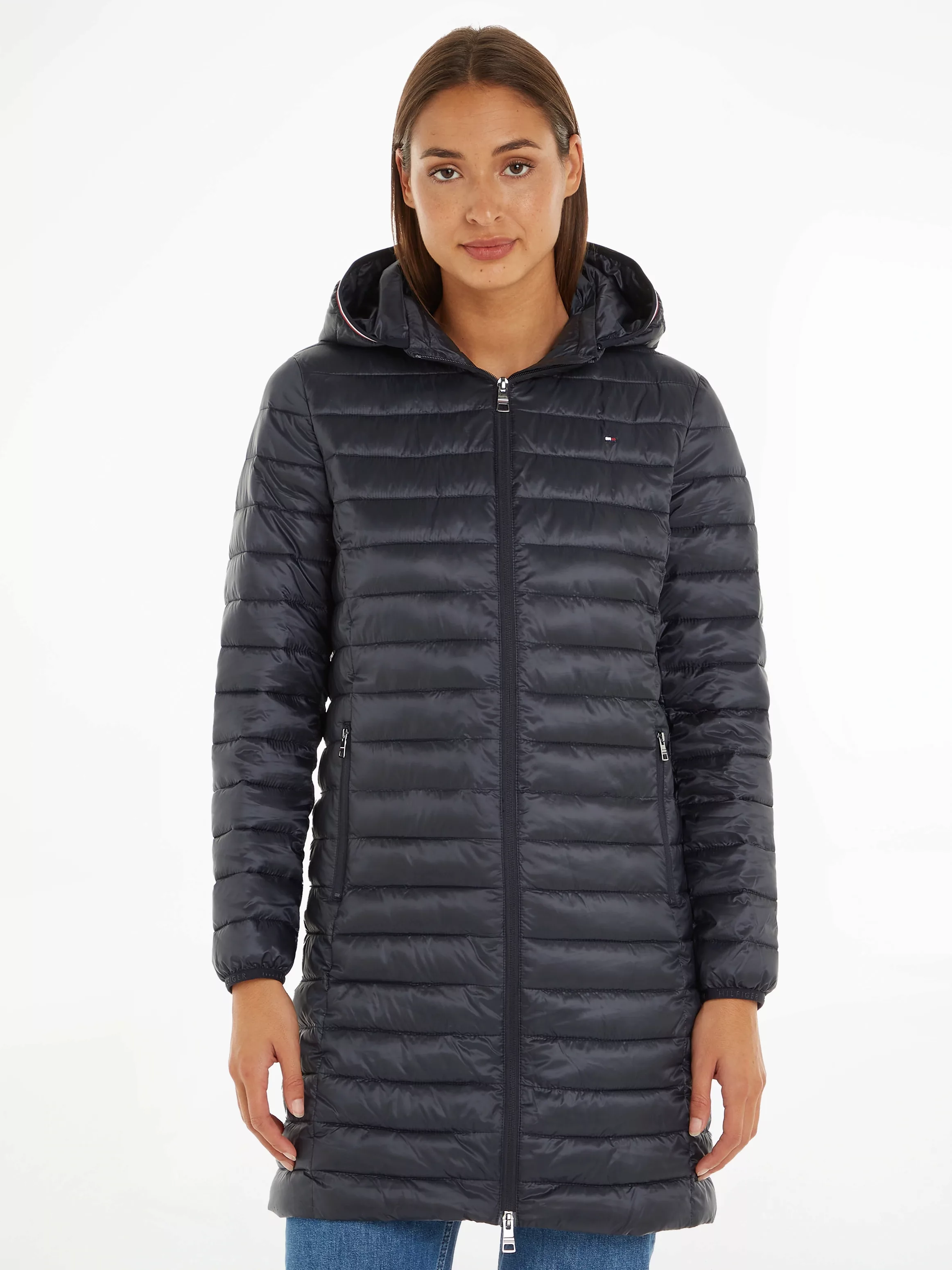 Tommy Hilfiger Steppmantel "LW PADDED GLOBAL STRIPE COAT", mit 2-Wege-Reißv günstig online kaufen