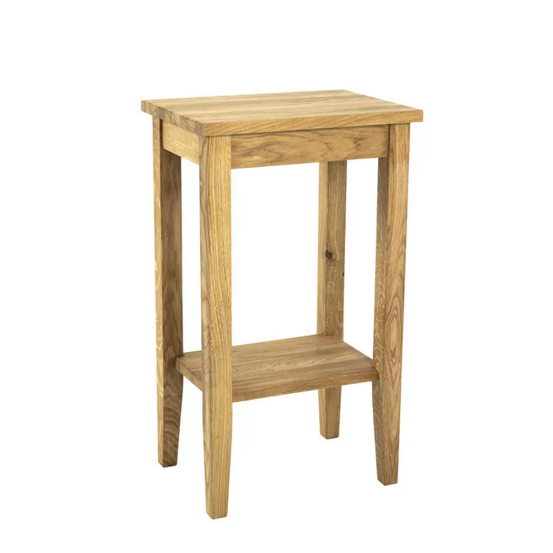 Echtholztisch aus Eiche Massivholz 40 cm breit günstig online kaufen