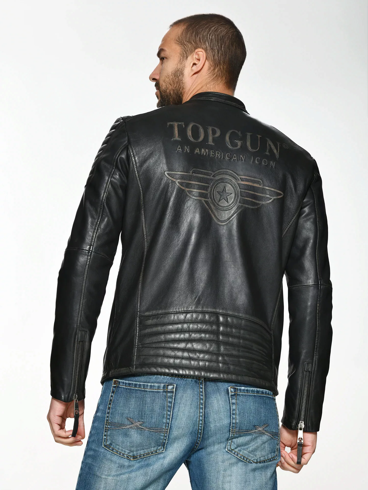 TOP GUN Lederjacke "20193086" günstig online kaufen