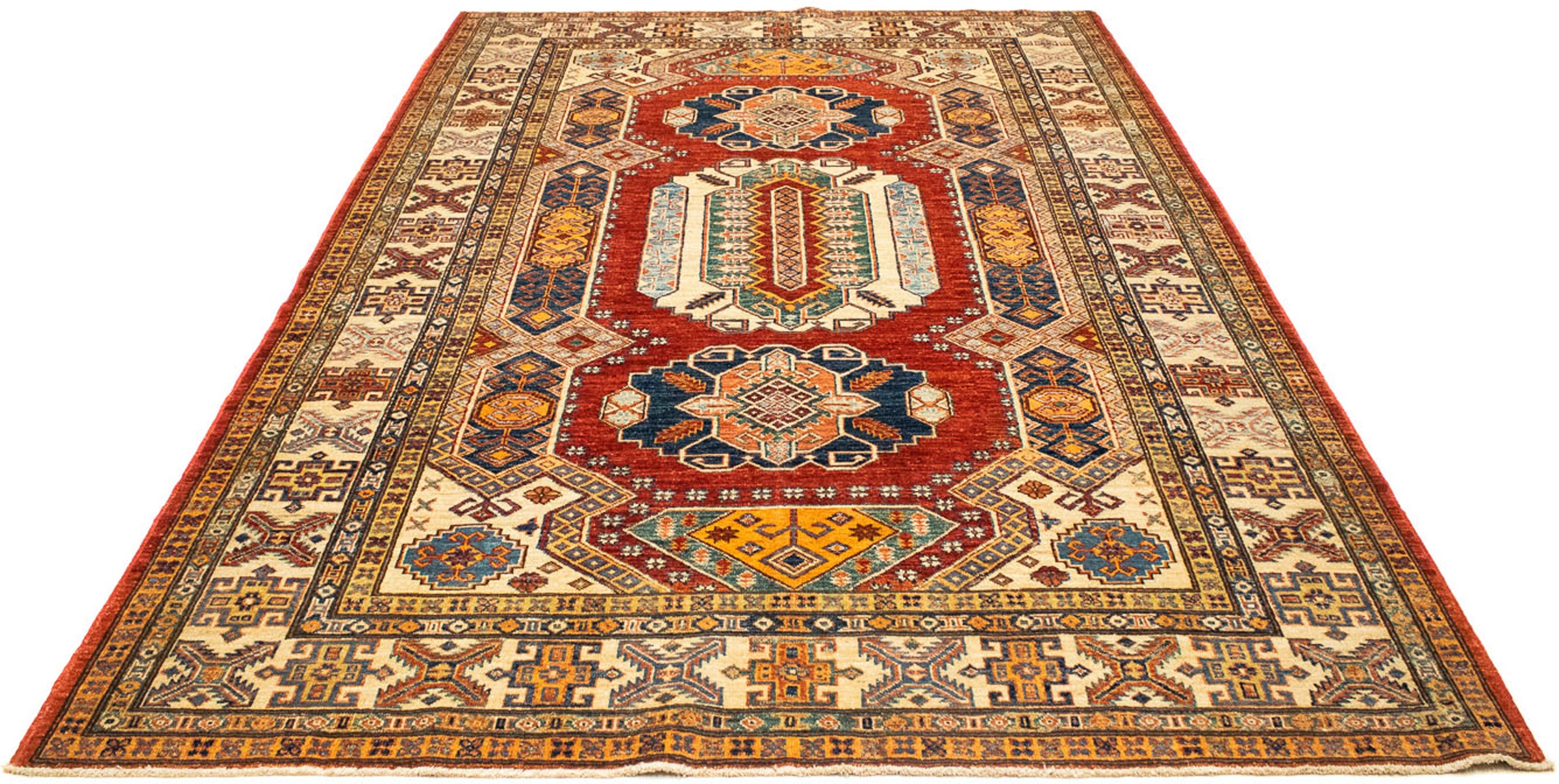 morgenland Orientteppich »Ziegler - Kazak - 261 x 184 cm - dunkelrot«, rech günstig online kaufen