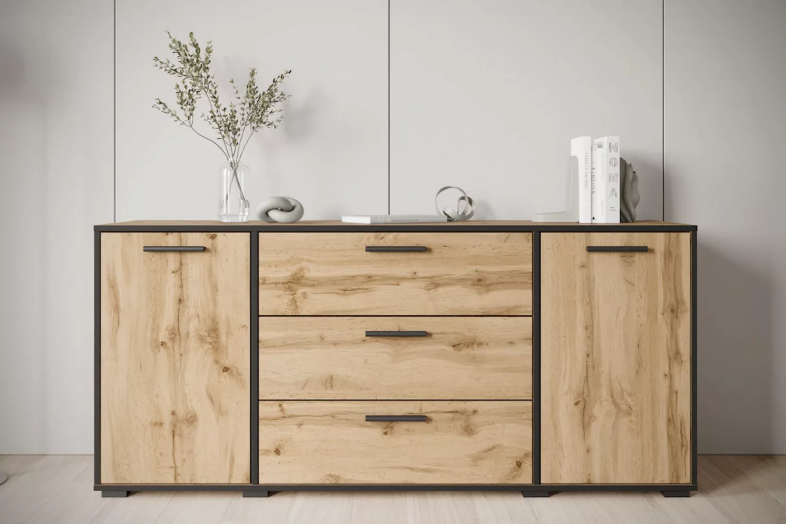 INOSIGN Sideboard "BOGOTA", moderne Kommode, Schubladenschrank mit verstell günstig online kaufen