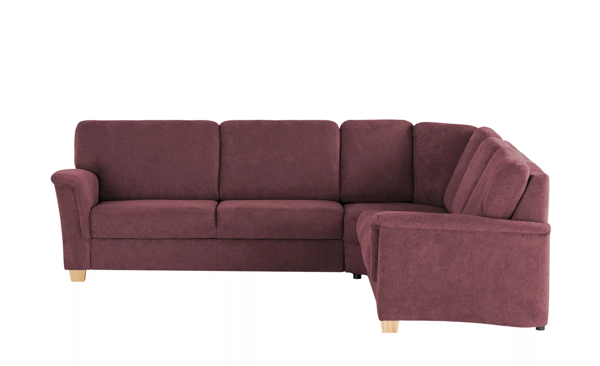 smart Ecksofa  Valencia ¦ rot ¦ Maße (cm): B: 272 H: 90 T: 242 Polstermöbel günstig online kaufen