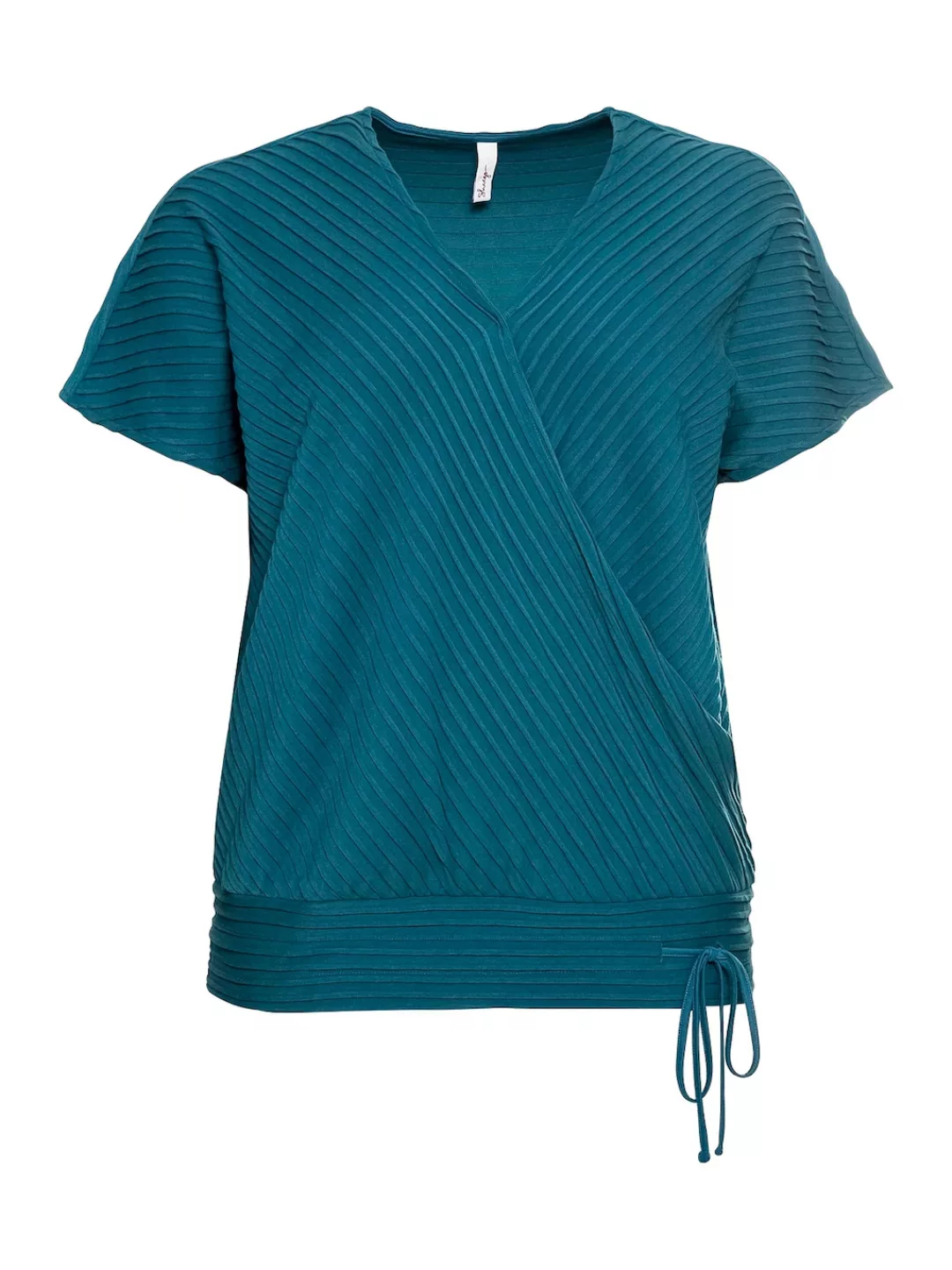 Sheego T-Shirt "Große Größen", in Wickeloptik, mit aufwendigen Biesen günstig online kaufen