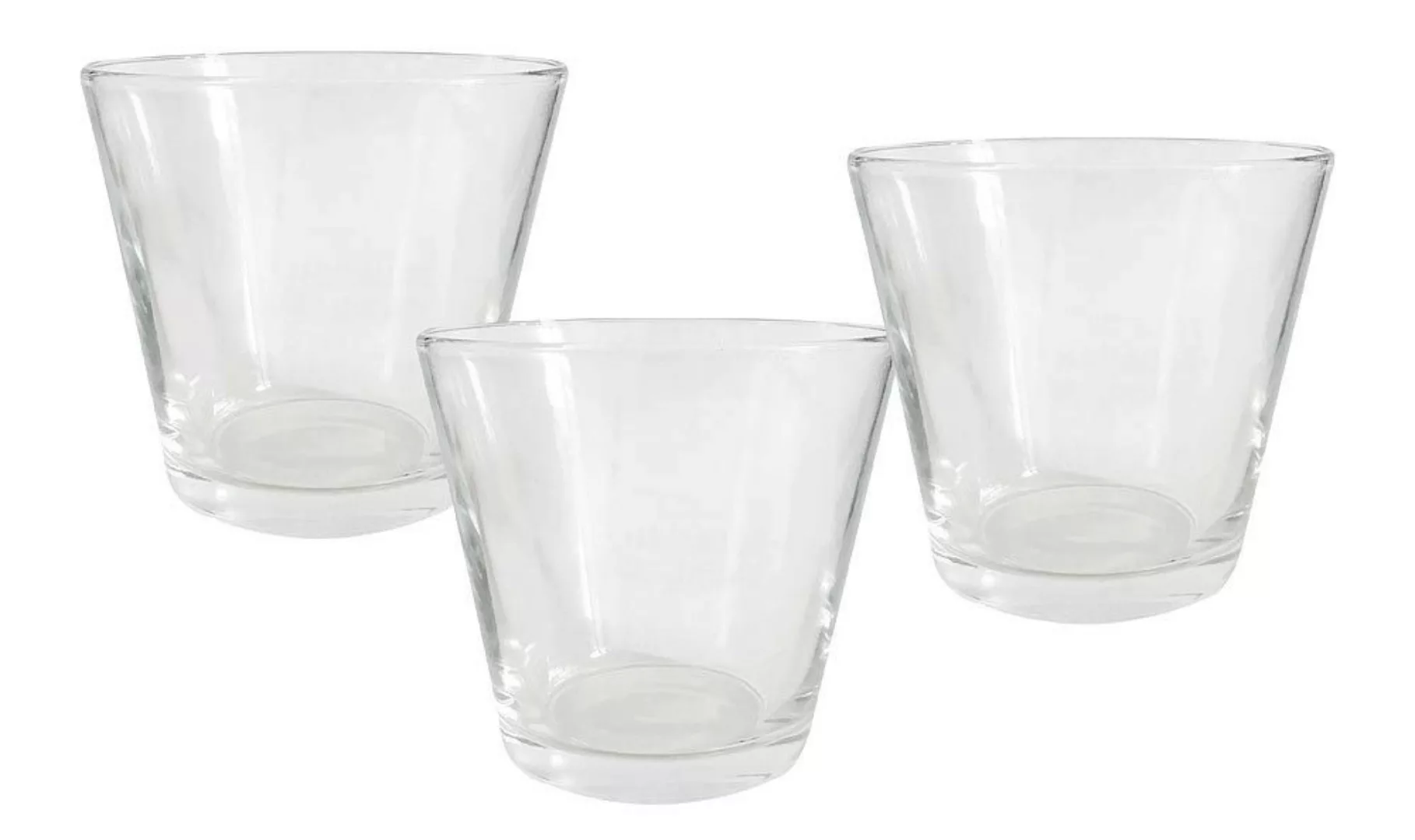 Windlicht Set Teelichtglas Kerzenglas 3 Stück Teelichthalter Zylinder Ø 12c günstig online kaufen