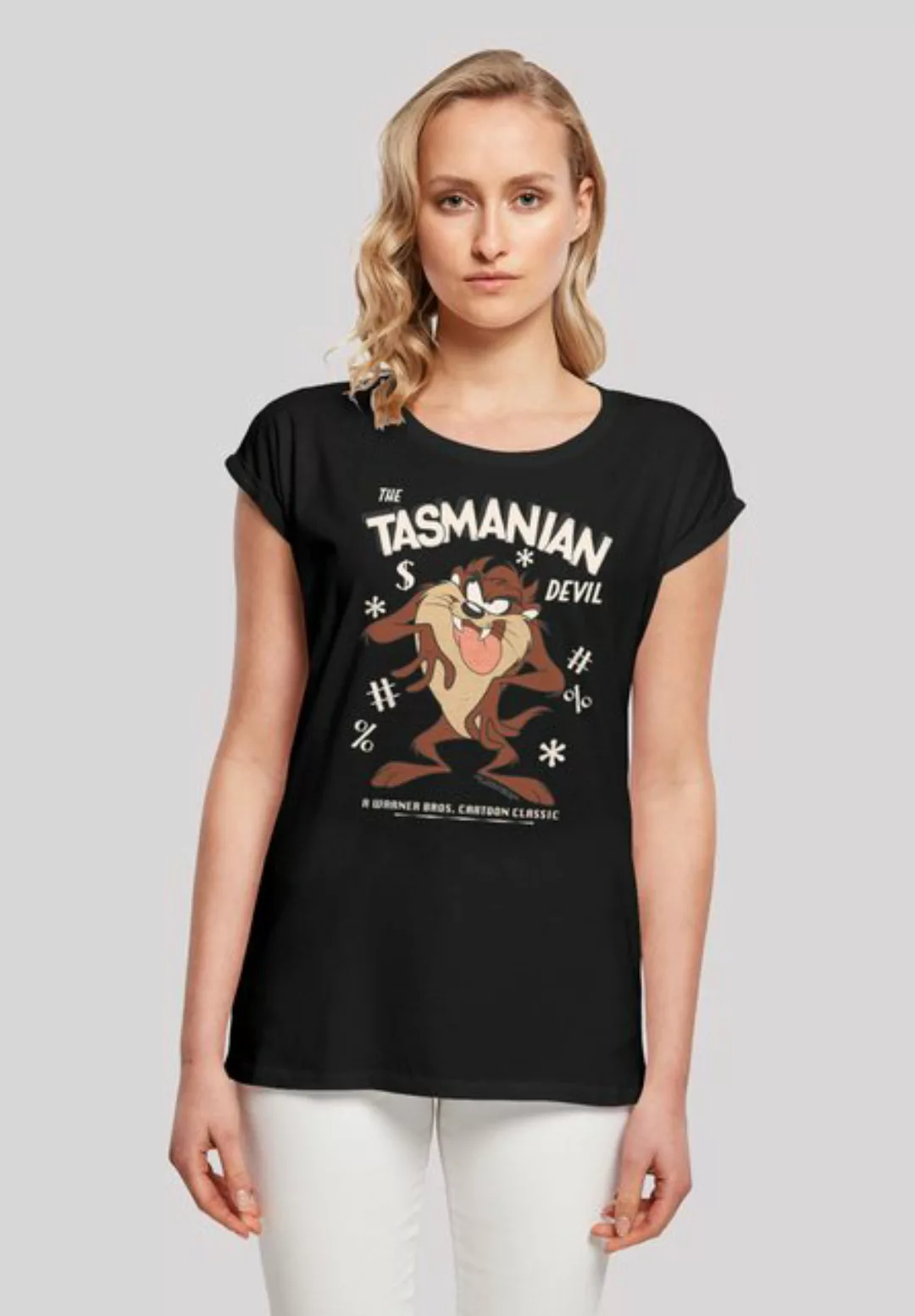 F4NT4STIC T-Shirt Looney Tunes Taz Vintage Tasmanian Devil Damen,Premium Me günstig online kaufen