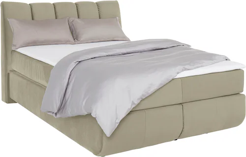 Leonique Boxspringbett "Océane", Bodenfrei- wirkt freischwebend, verschiede günstig online kaufen