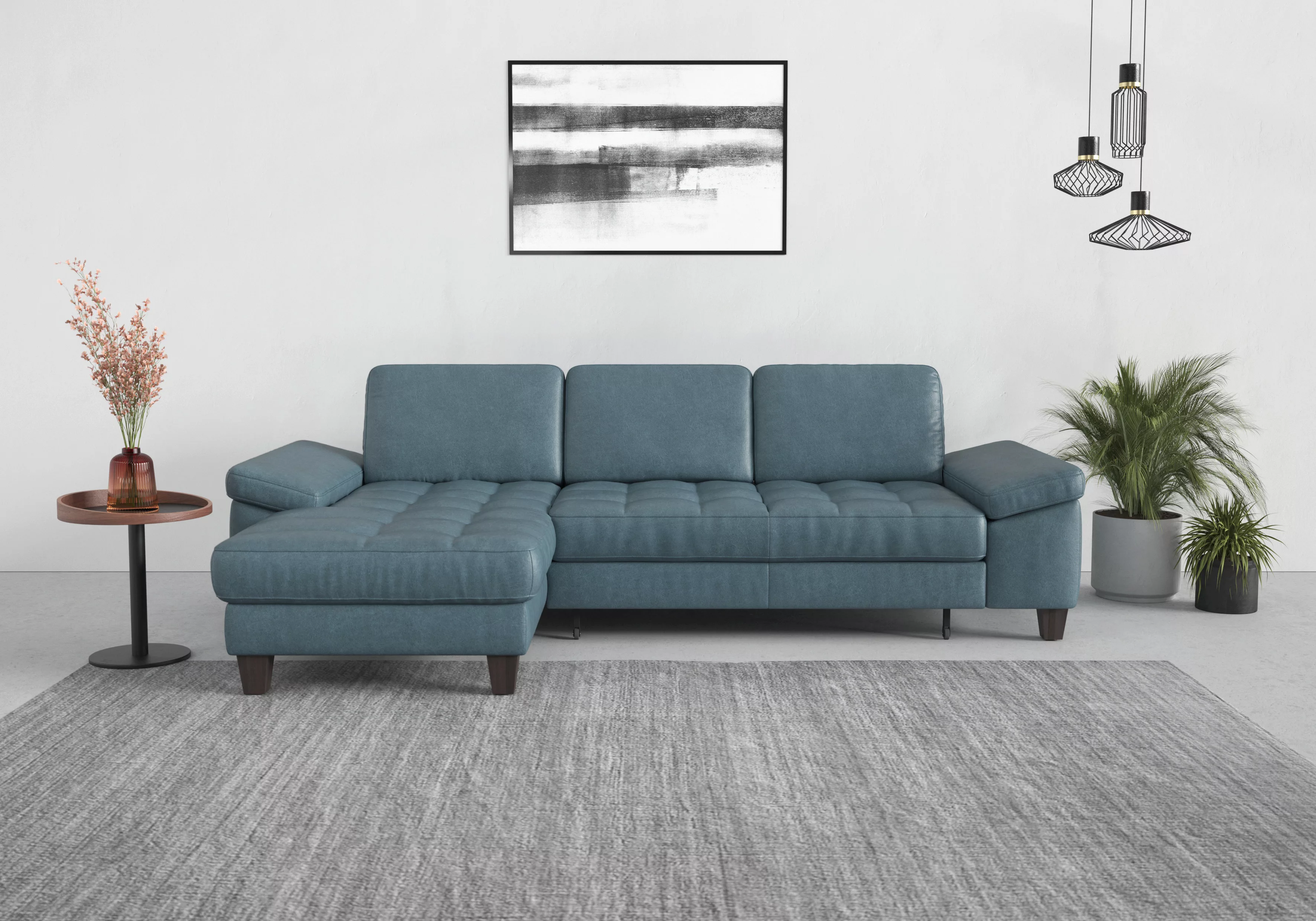 sit&more Ecksofa "Westham L-Form", Recamiere, mit oder ohne Bettfunktion, B günstig online kaufen