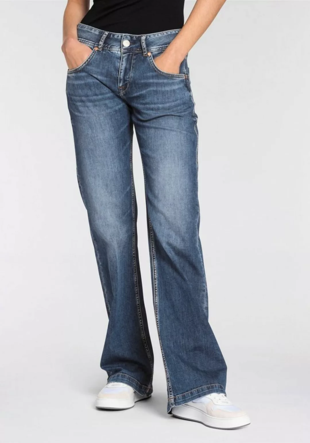 Herrlicher Bootcut-Jeans Edna Light Denim günstig online kaufen