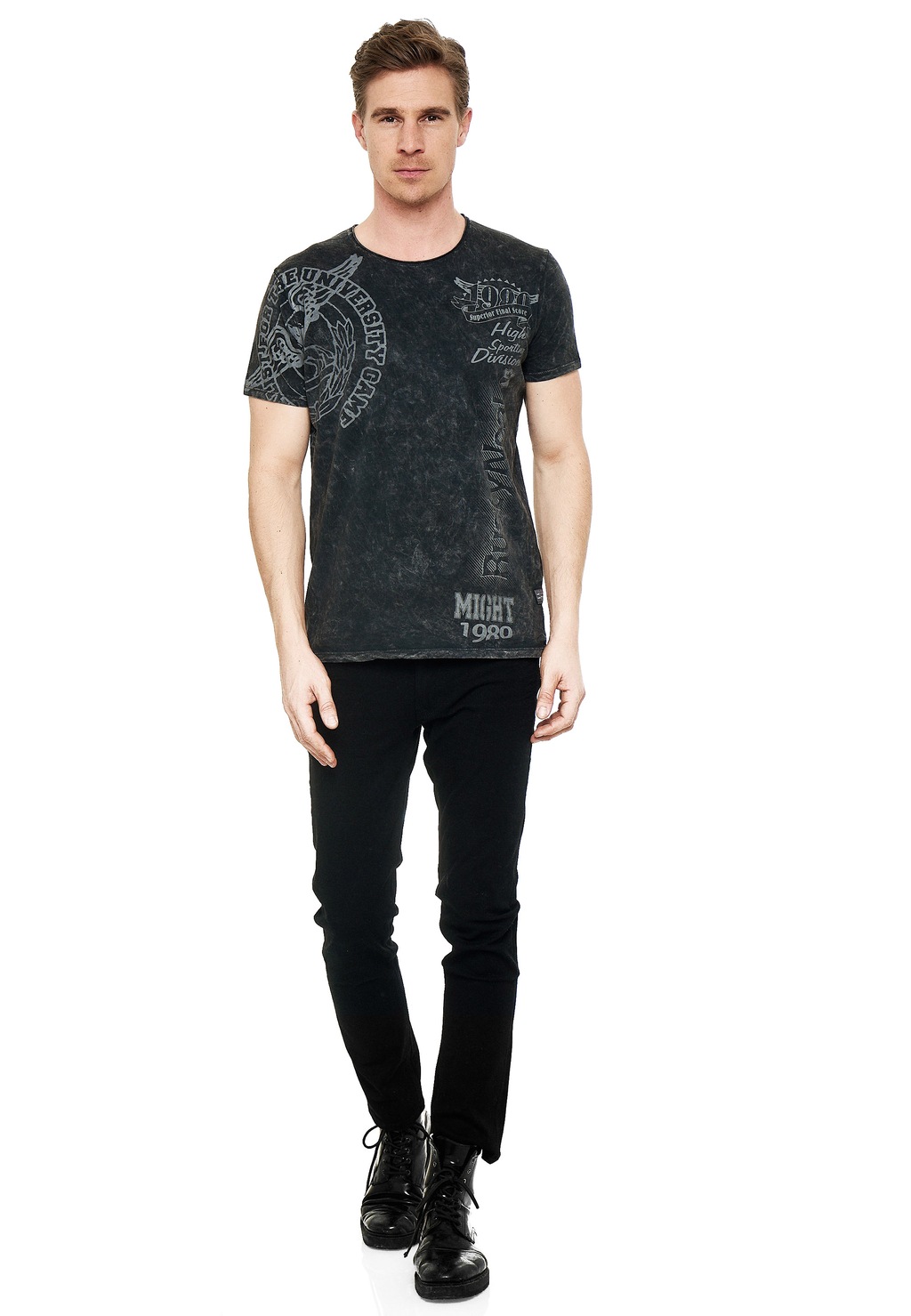 Rusty Neal T-Shirt, mit eindrucksvollem Print günstig online kaufen