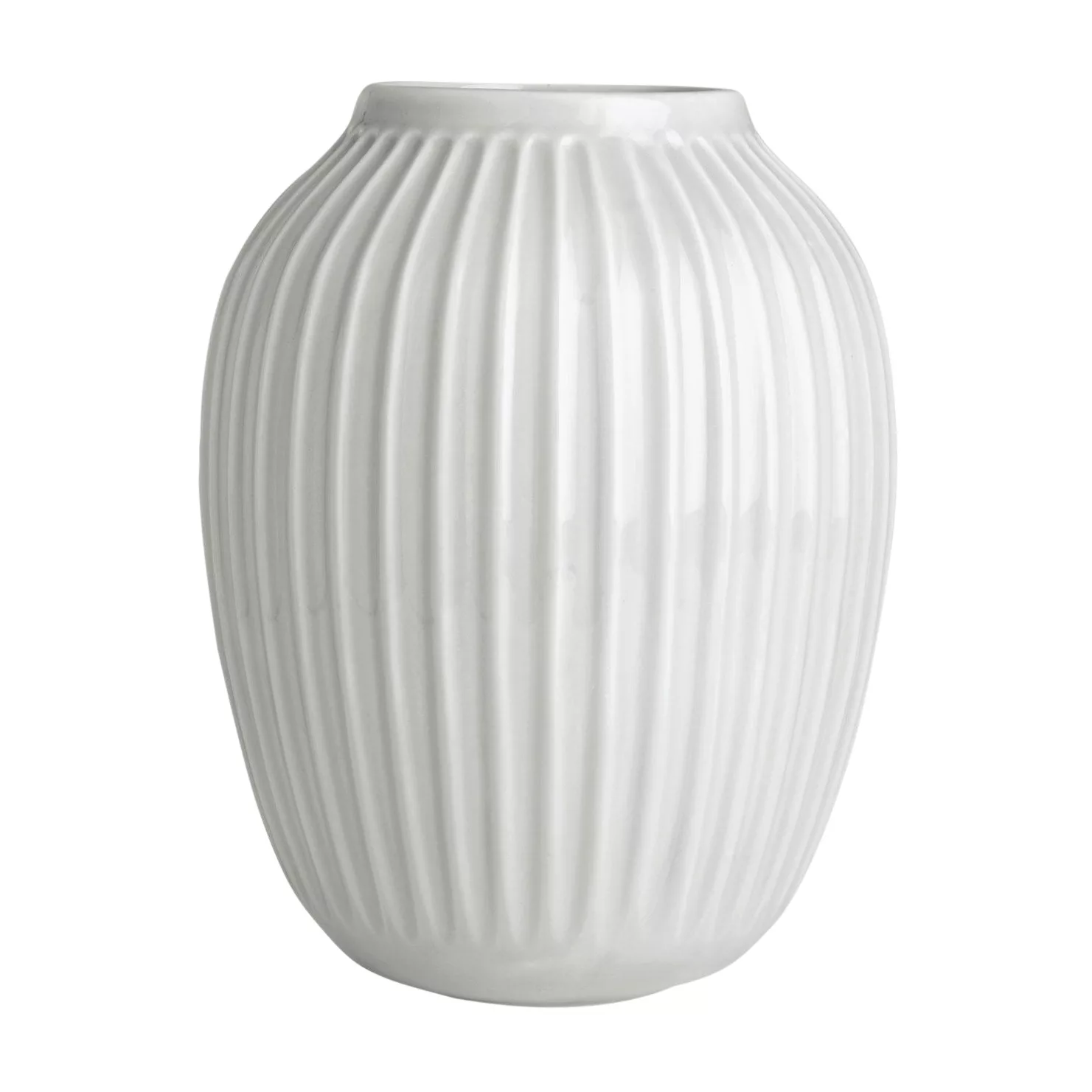 Kähler - Hammershøi Vase H 25cm - weiß/H 25cm / Ø 20cm günstig online kaufen