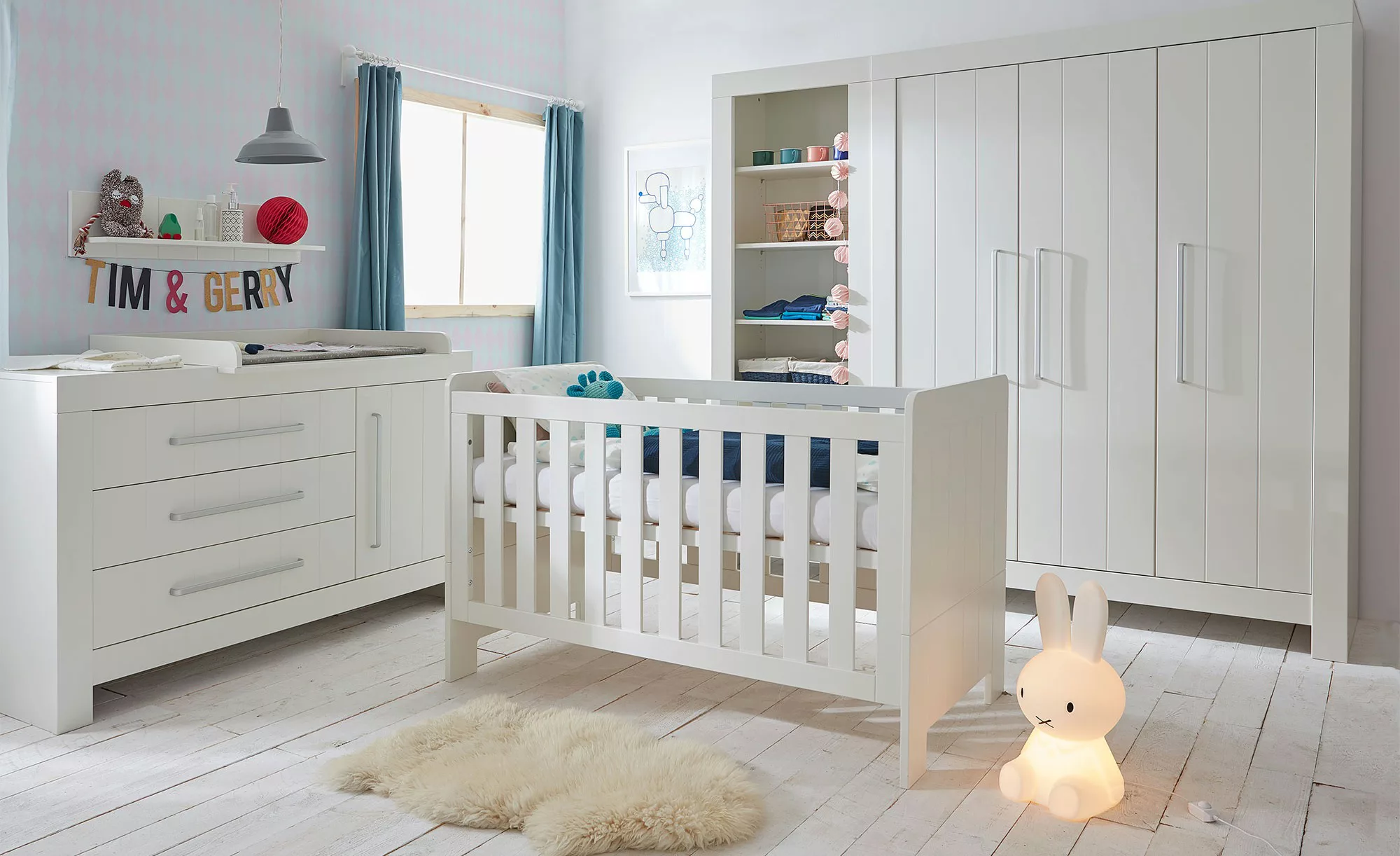 Kleiderschrank  Smilla ¦ weiß ¦ Maße (cm): B: 156,2 H: 204,8 T: 56.0 Baby > günstig online kaufen