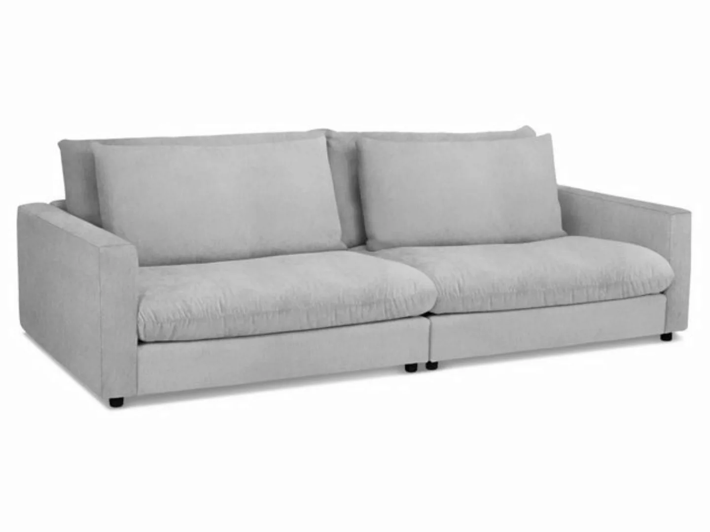 SANSIBAR Living Sofa Sofa SANSIBAR WANGEROOGE BHT 268x87x127 cm silber Couc günstig online kaufen