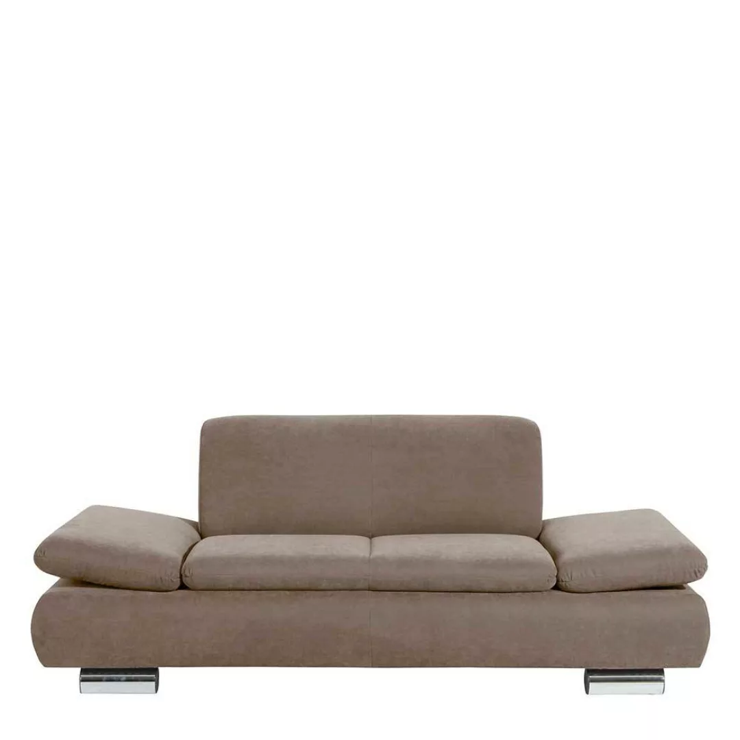 Sofa aus Velours Fußgestell aus Metall günstig online kaufen