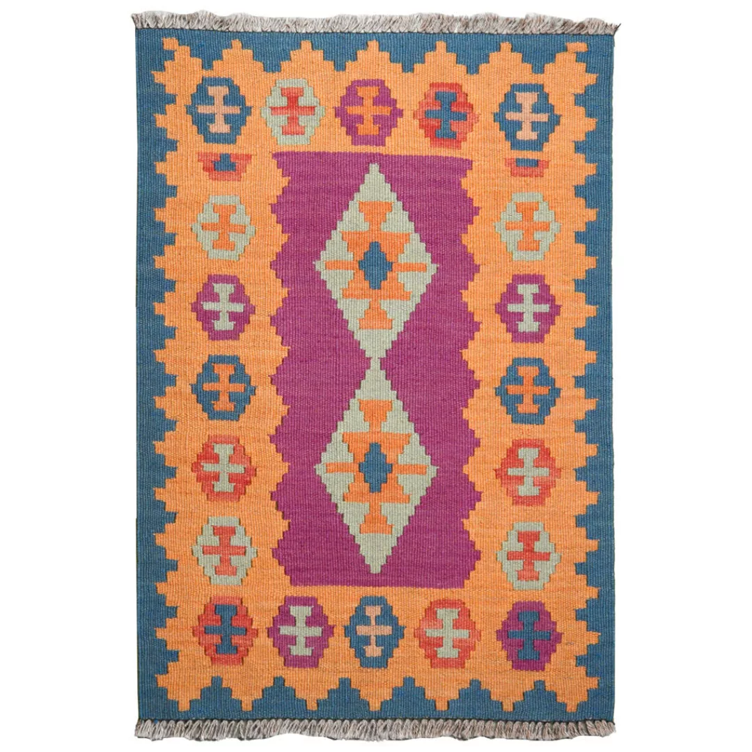 PersaTepp Teppich Kelim Gashgai multicolor B/L: ca. 64x92 cm günstig online kaufen