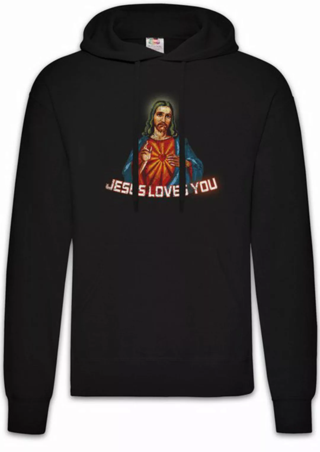 Urban Backwoods Hoodie Jesus Loves You Herren Hoodie Religion Christs Chris günstig online kaufen