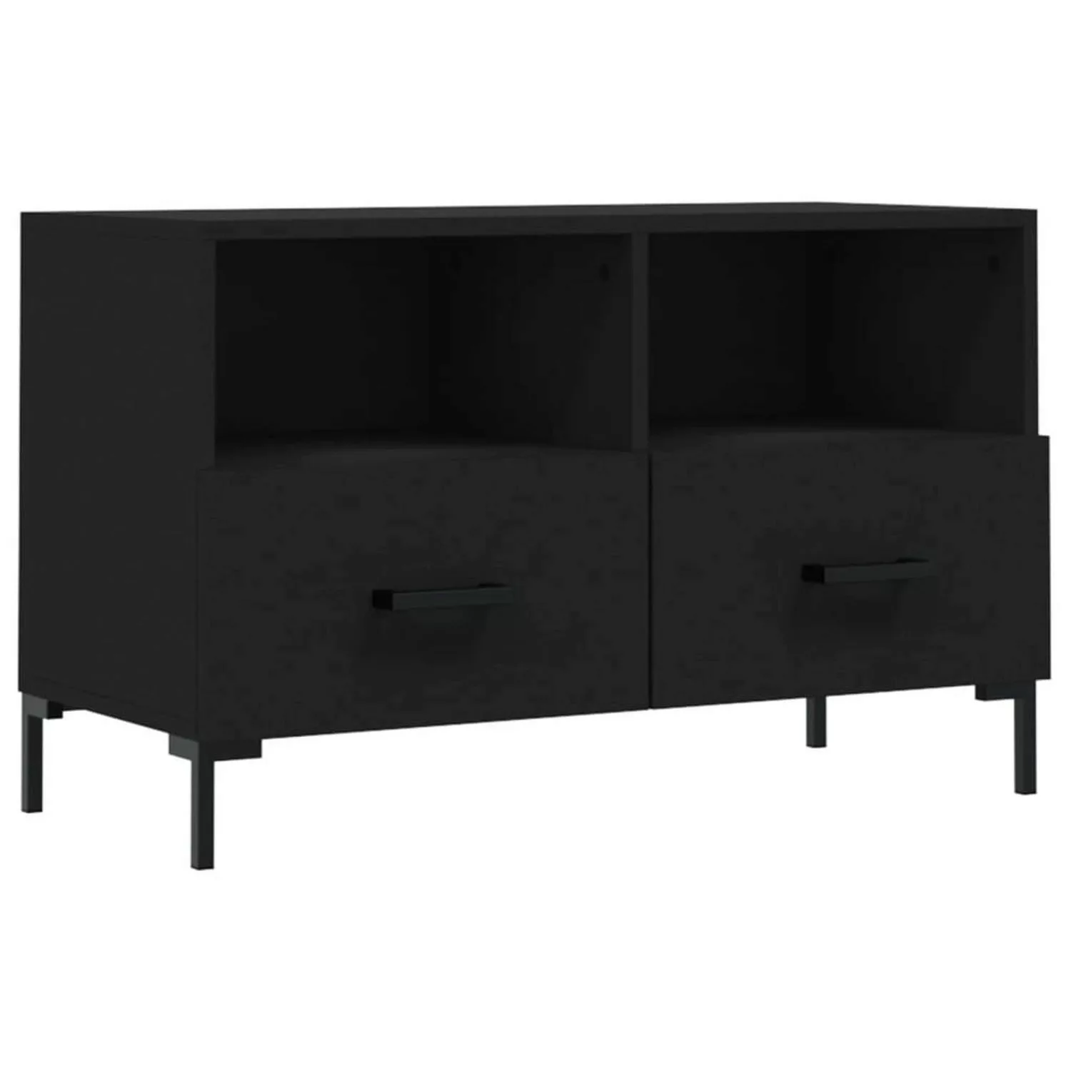 VidaXL TV-Schrank Schwarz 80x36x50 cm Holzwerkstoff  Modell 3 günstig online kaufen
