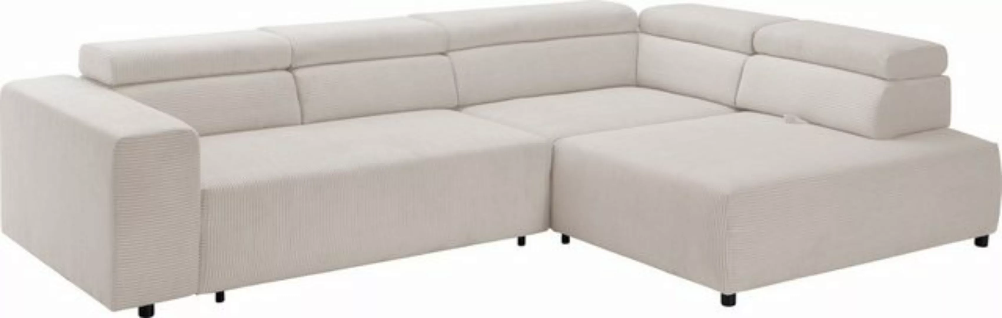 exxpo - sofa fashion Ecksofa VITTORIO, inkl. Kopfteil- und Sitztiefenverste günstig online kaufen