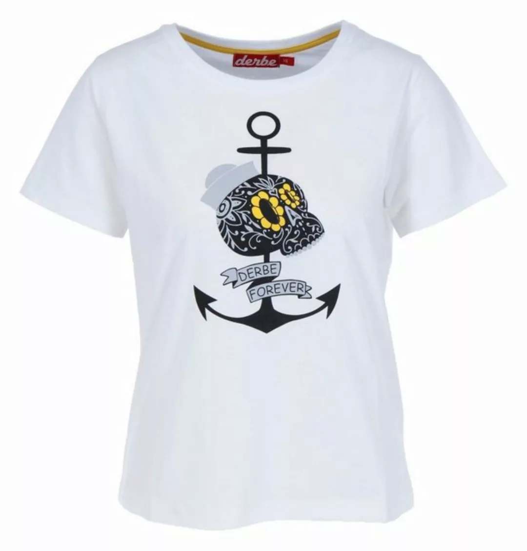 Derbe Print-Shirt Mrs Skull T-Shirt günstig online kaufen