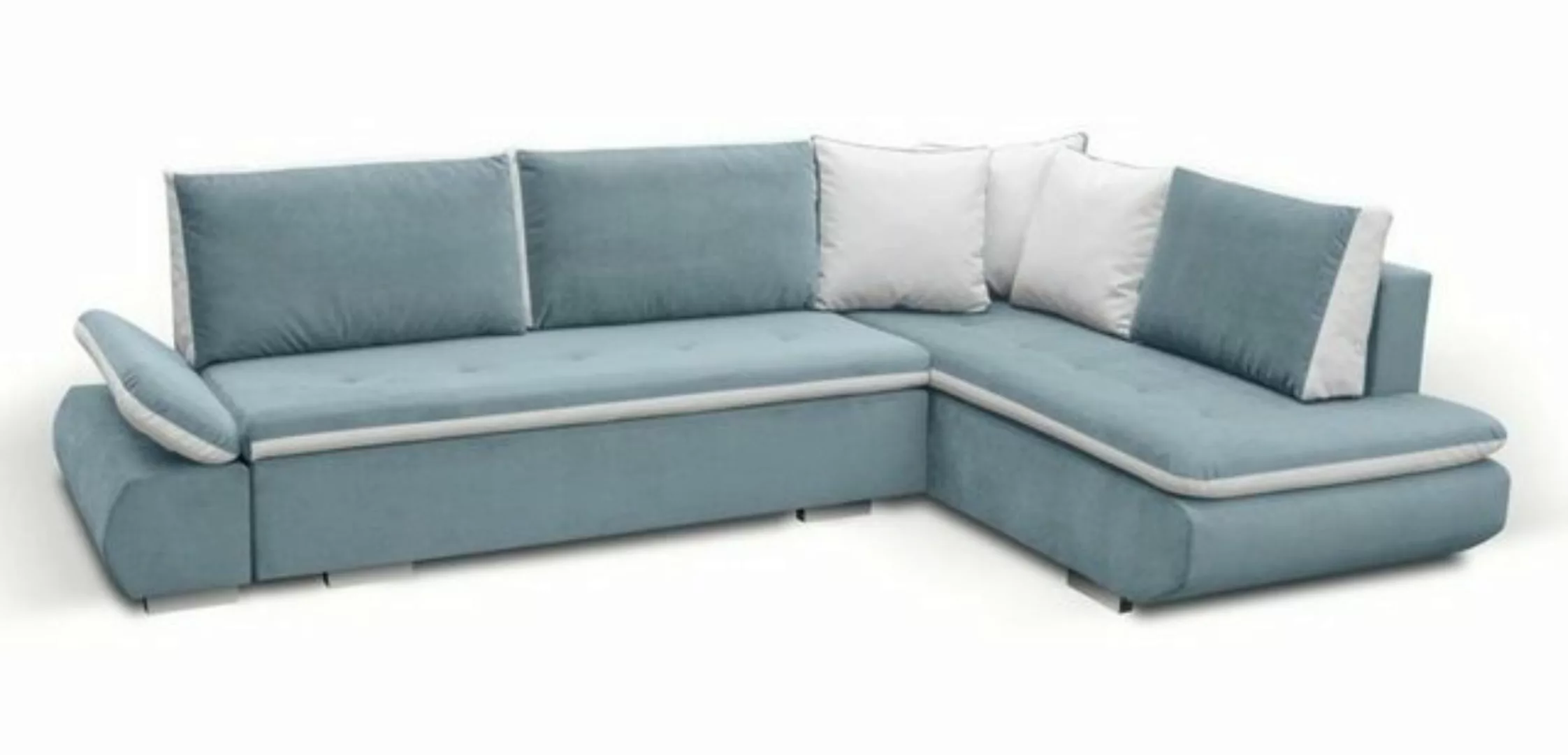 JVmoebel Ecksofa, Sofa Schlafsofa Designer Sofa mit Bettfunktion + Bettkast günstig online kaufen