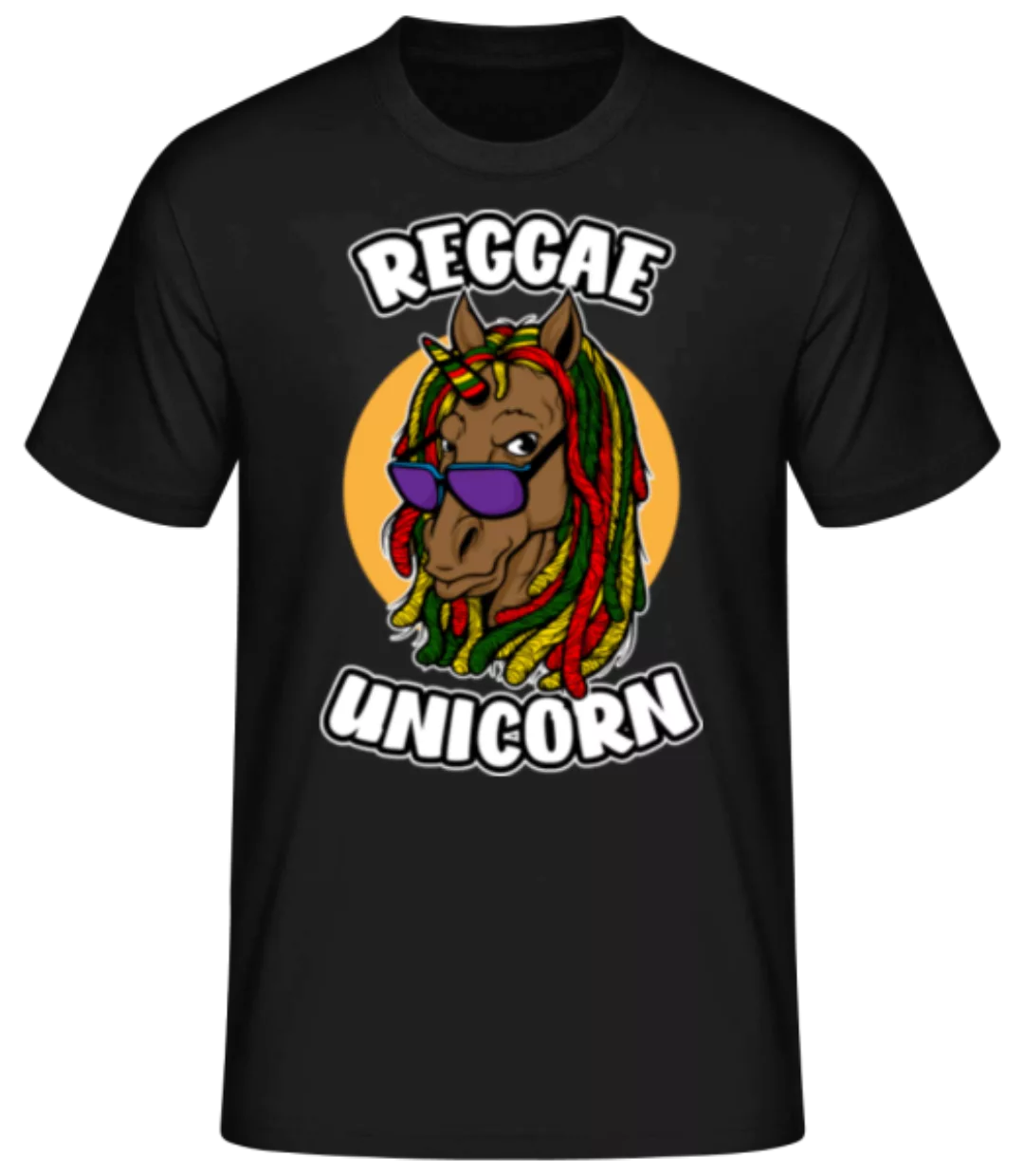 Reggae Unicorn · Männer Basic T-Shirt günstig online kaufen