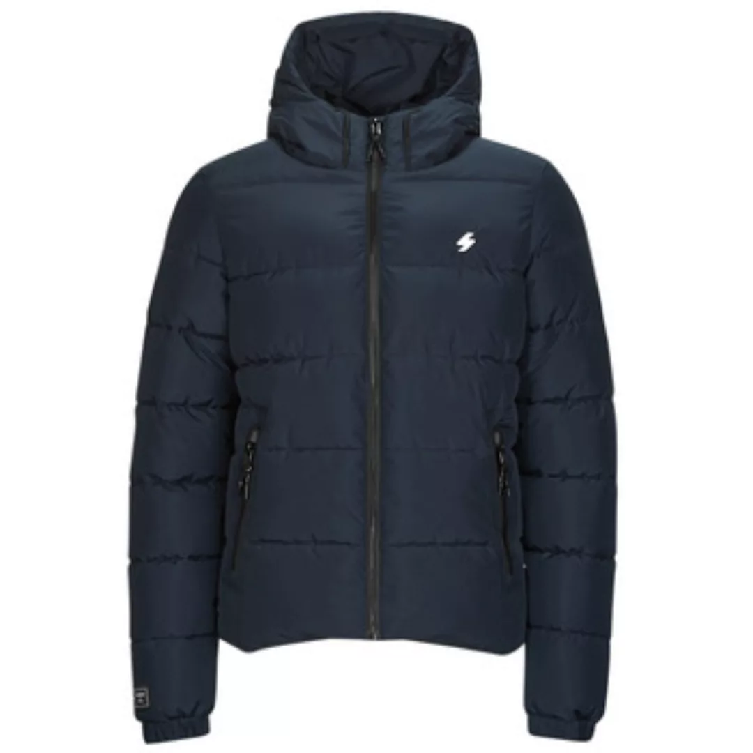 Superdry Steppjacke "HOODED SPORTS PUFFR JACKET", mit Kapuze, mit kontrastf günstig online kaufen