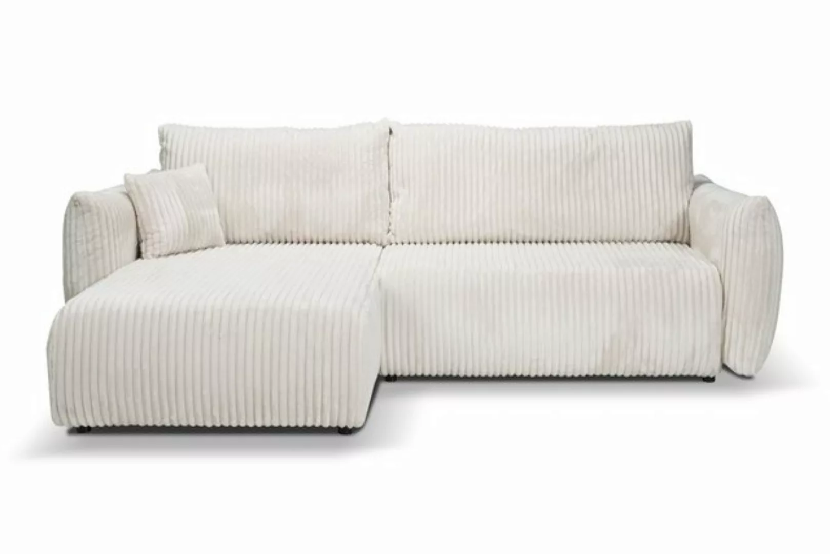 MOEBLO Ecksofa HALLORA, Eckcouch Couch Sofa L-Form Polstergarnitur Wohnland günstig online kaufen