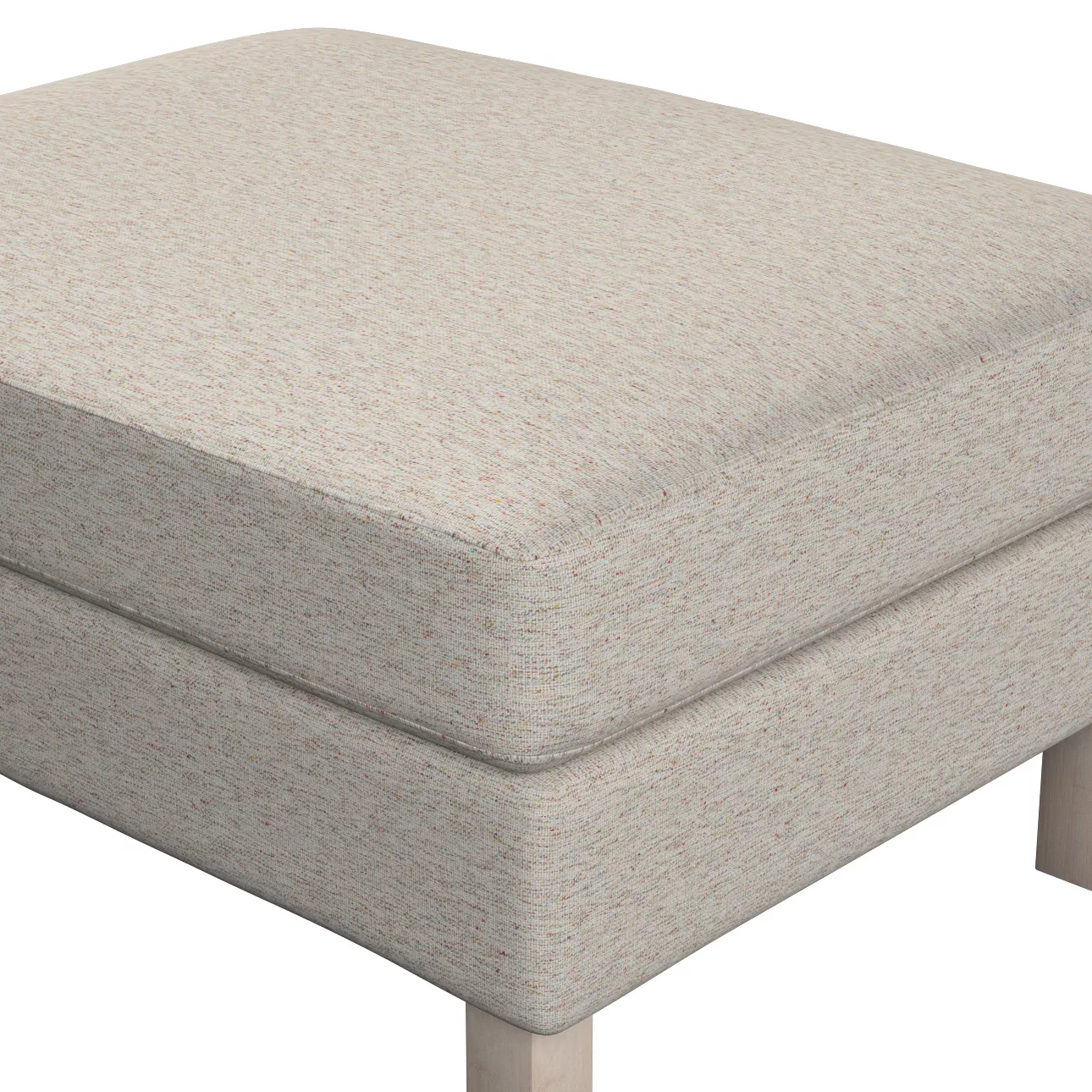 Bezug für Karlstad Hocker, grau-beige, Husse, Karstadt Hocker, Madrid (162- günstig online kaufen