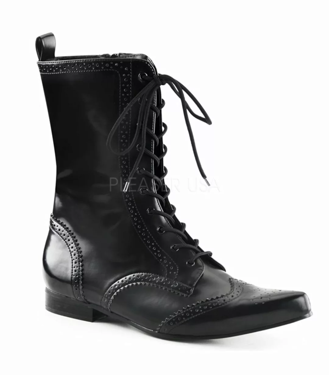 Demonia Stiefel BROGUE-10 Schwarz Nappa-Kunstleder (Schuhgröße: EUR 41) günstig online kaufen