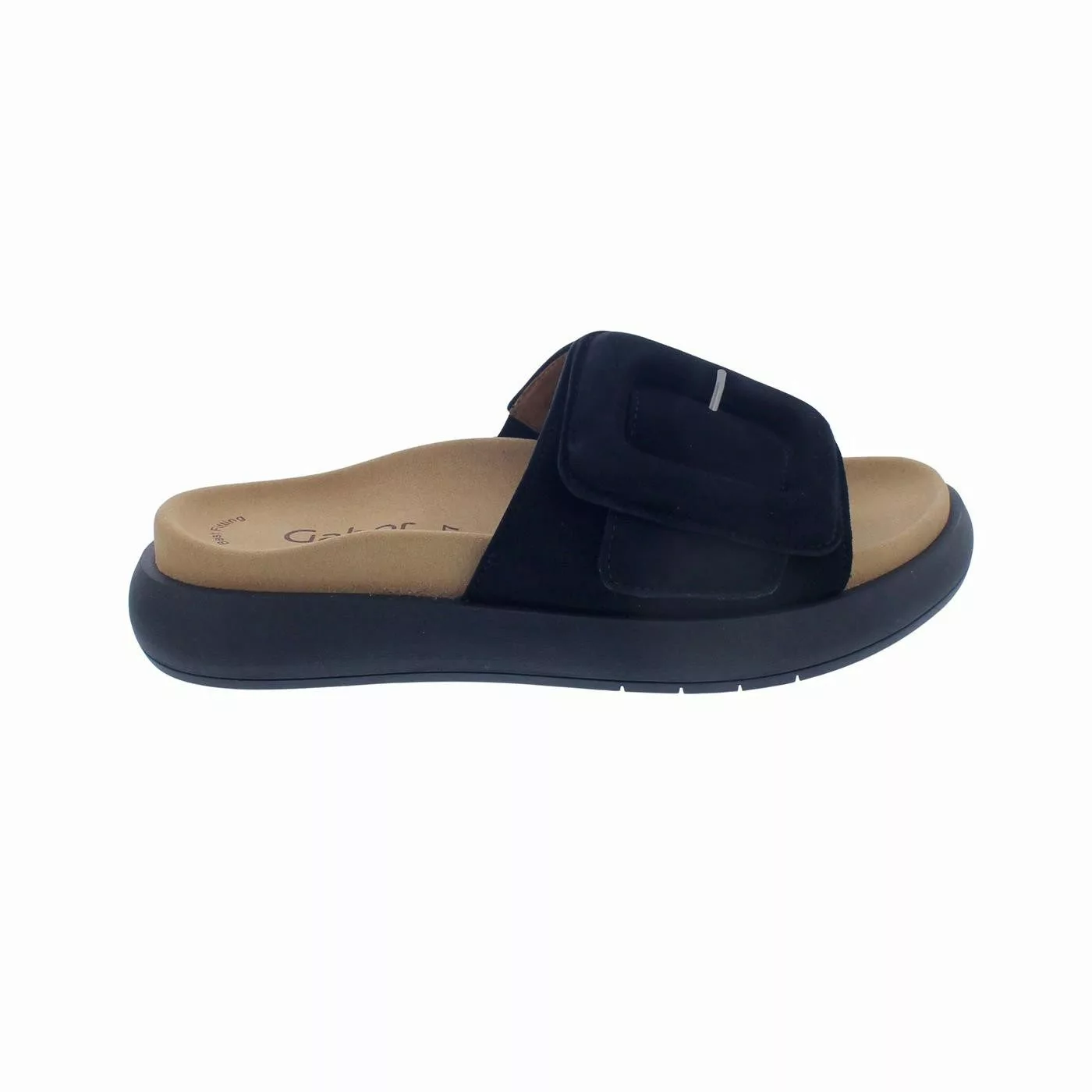 Gabor Gabor Pantolette 63.751.17, Samtchevreau, schwarz, günstig online kaufen
