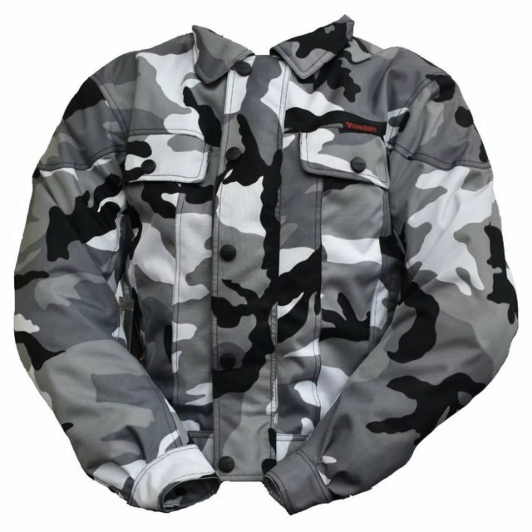 Modeka Motorradjacke Modeka Detroit Jacke schwarz / camouflage M günstig online kaufen