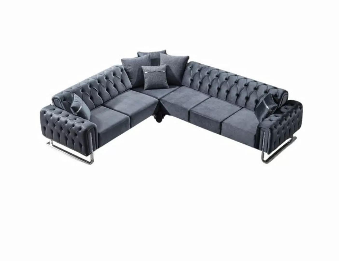 Villa Möbel Ecksofa Nova, Set, mit Relax-/Bettfunktion durch umklappbare Rü günstig online kaufen