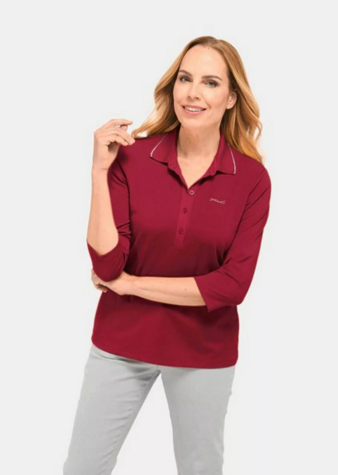 GOLDNER Poloshirt Trageangenehmes Poloshirt aus hochwertiger Micro-Modal Qu günstig online kaufen