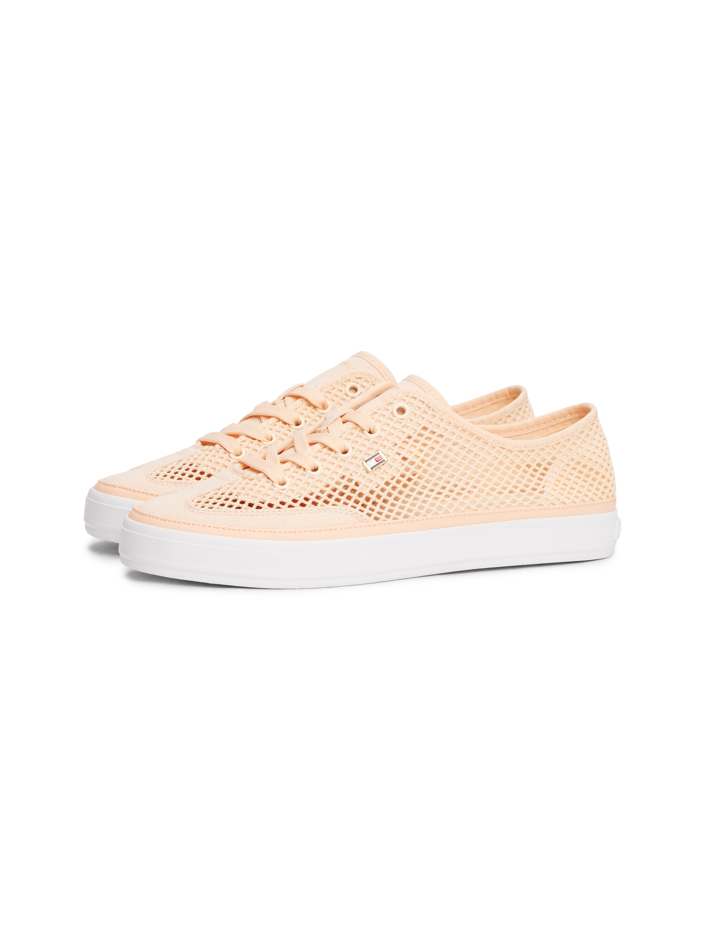 Tommy Hilfiger Plateausneaker "TH OPEN MESH VULC SNEAKER", Freizeitschuh, H günstig online kaufen