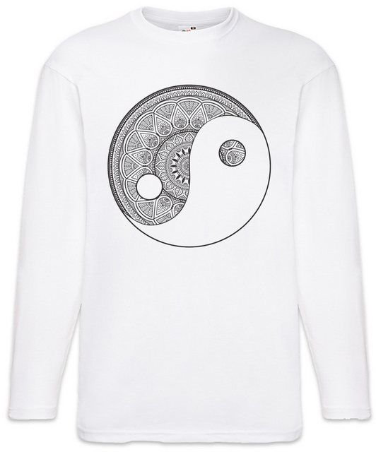 Urban Backwoods Langarmshirt Mandala Yin Yang Langarm T-Shirt Yantra Hindui günstig online kaufen