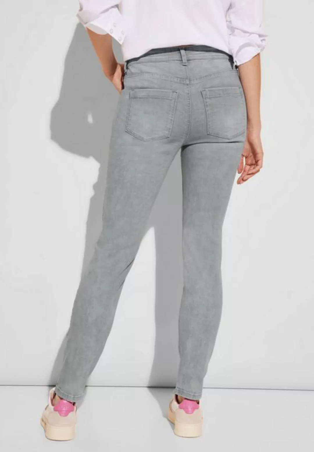 STREET ONE Gerade Jeans High Waist günstig online kaufen