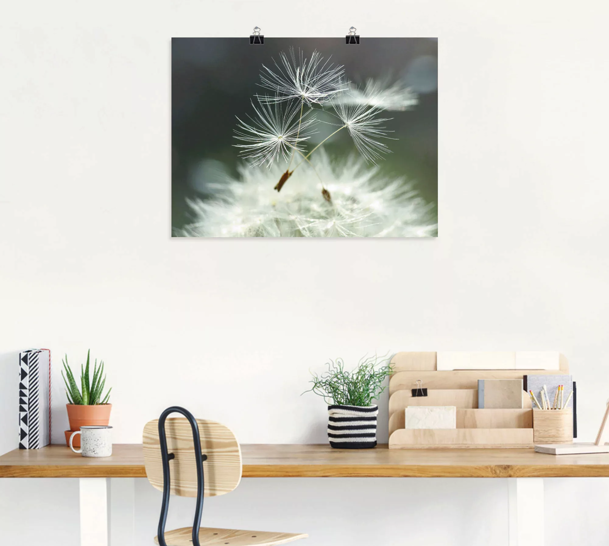 Artland Wandbild »Pusteblume Facility«, Blumen, (1 St.) günstig online kaufen