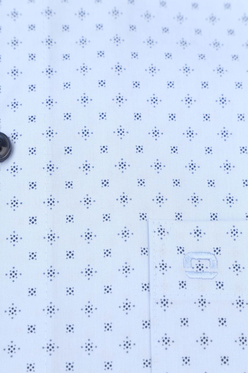 OLYMP Luxor Hemd Druck Hellblau - Größe 41 günstig online kaufen