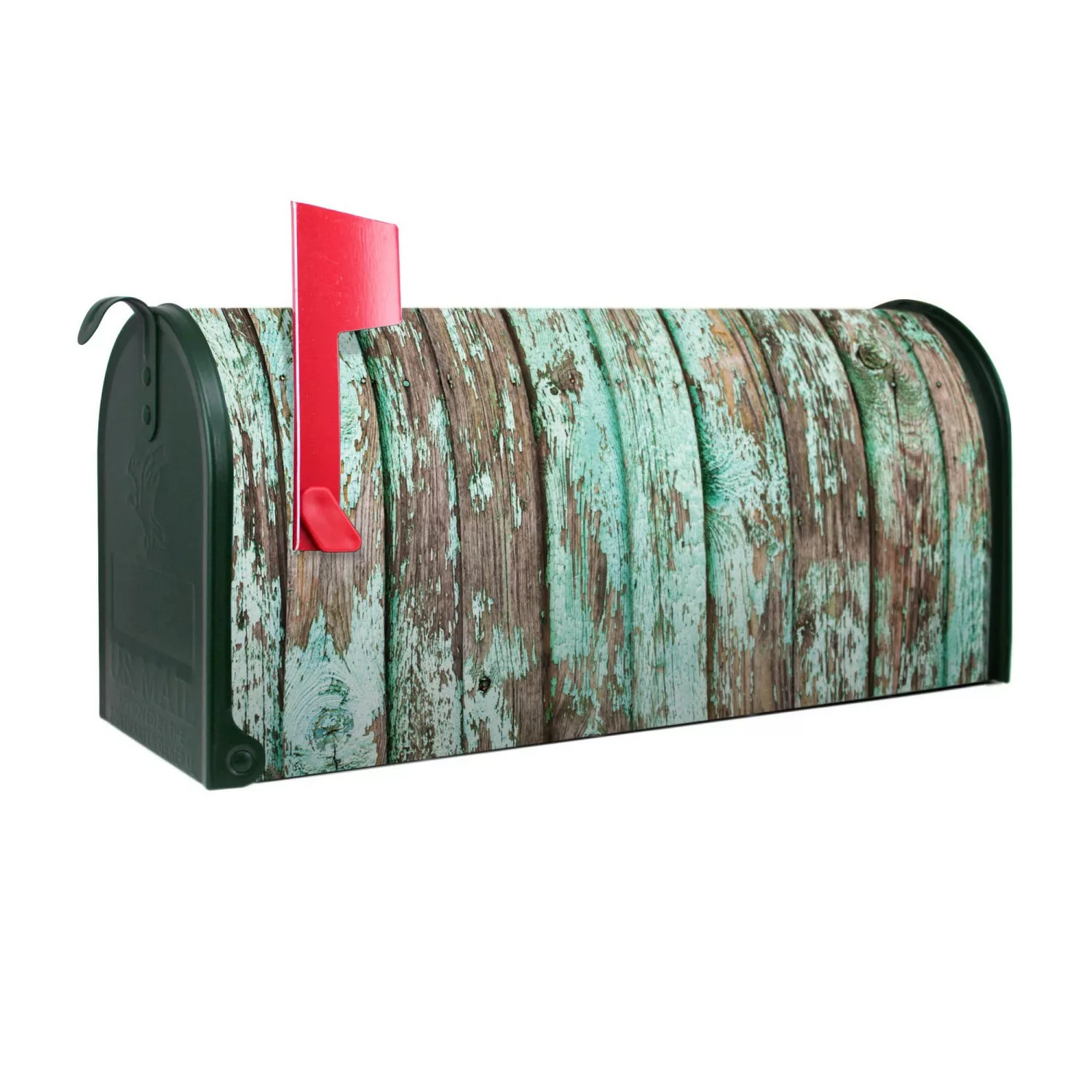 Banjado Amerikanischer Briefkasten Grün 48x22x16cm US Mailbox Letterbox Pos günstig online kaufen