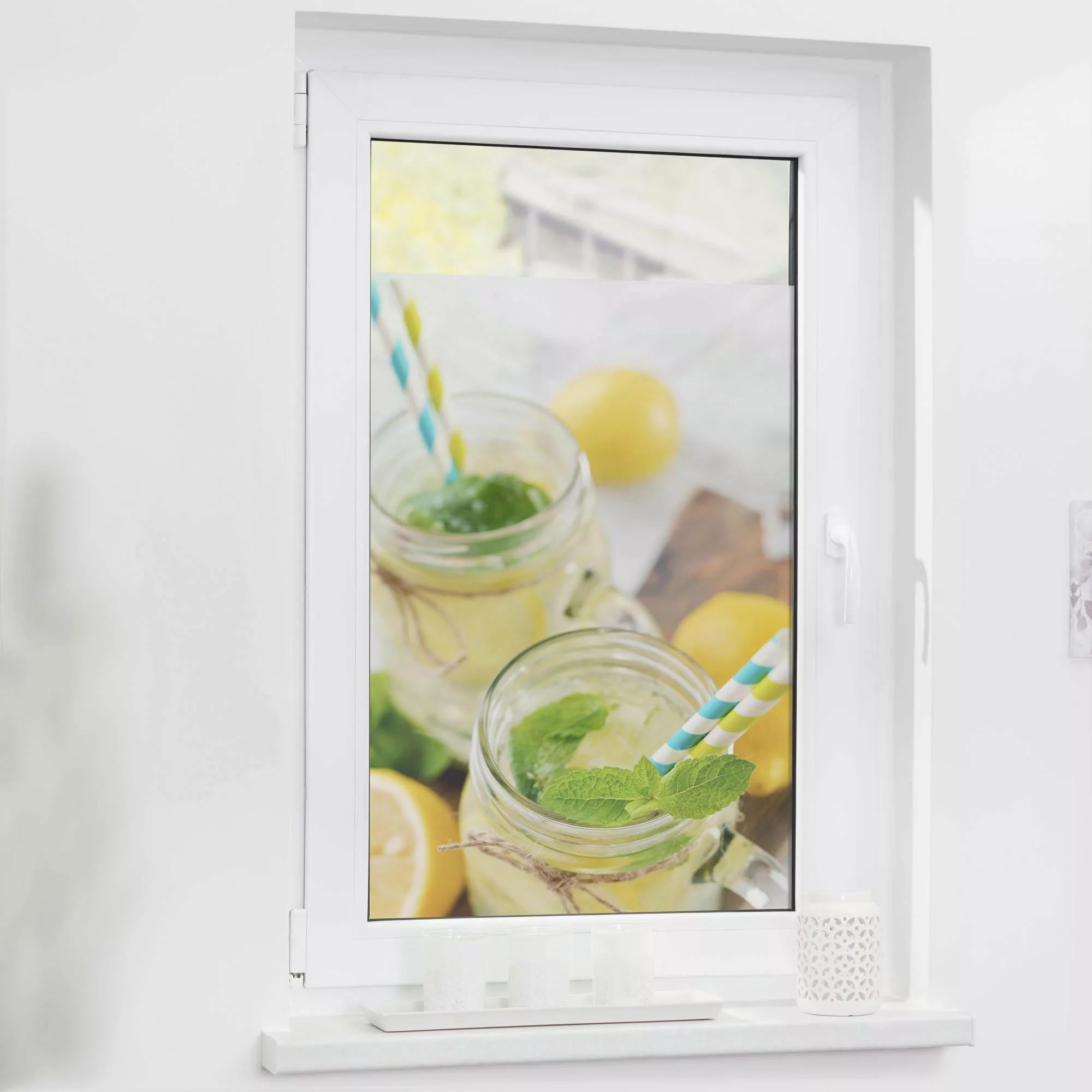 LICHTBLICK ORIGINAL Fensterfolie "Limo", 1 St., blickdicht, strukturiertKle günstig online kaufen