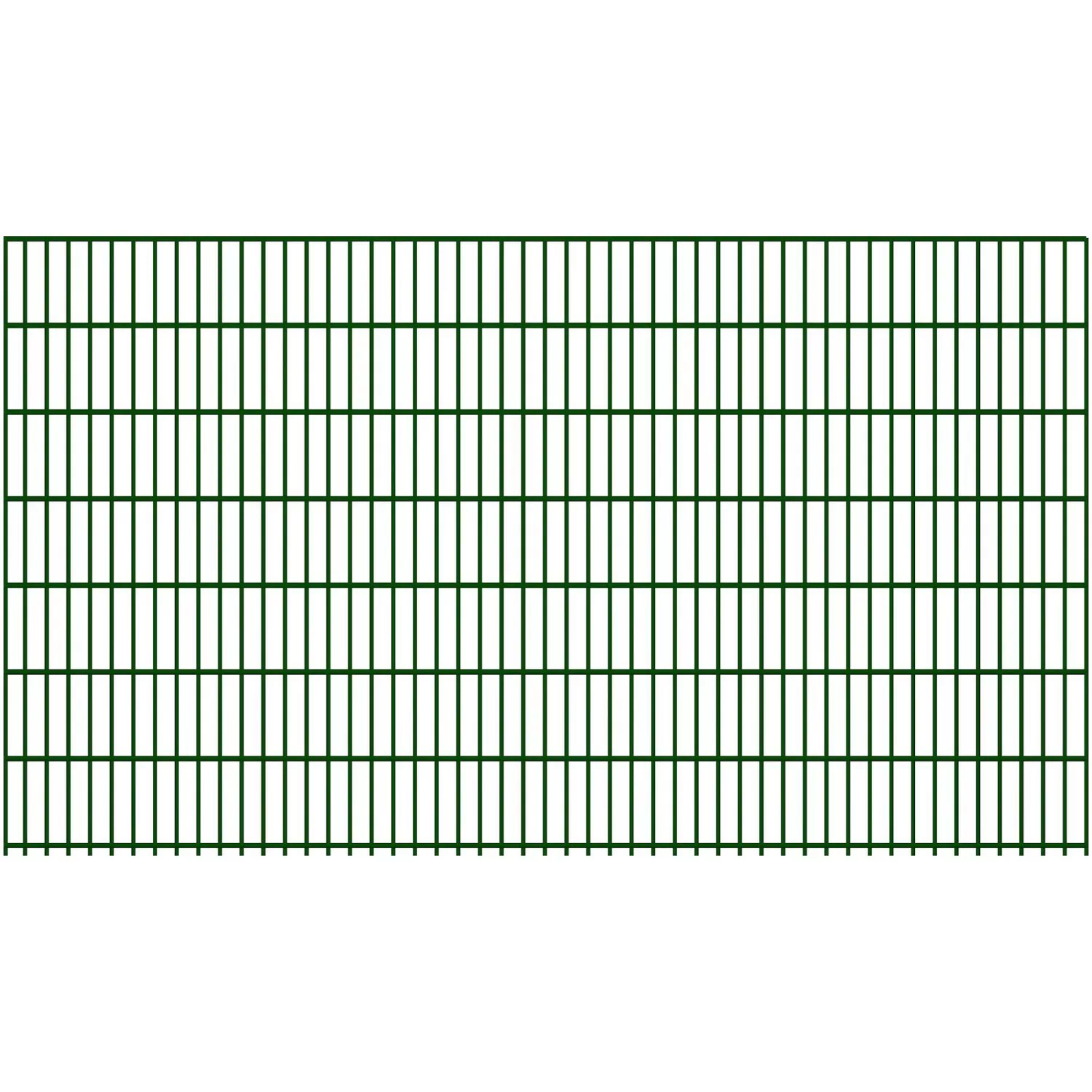 Doppelstabmatte 6/5/6 mm Moosgrün 250 cm x 143 cm günstig online kaufen