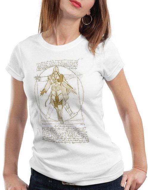 style3 T-Shirt Vitruvianischer Assassine desmond miles assasins creed günstig online kaufen