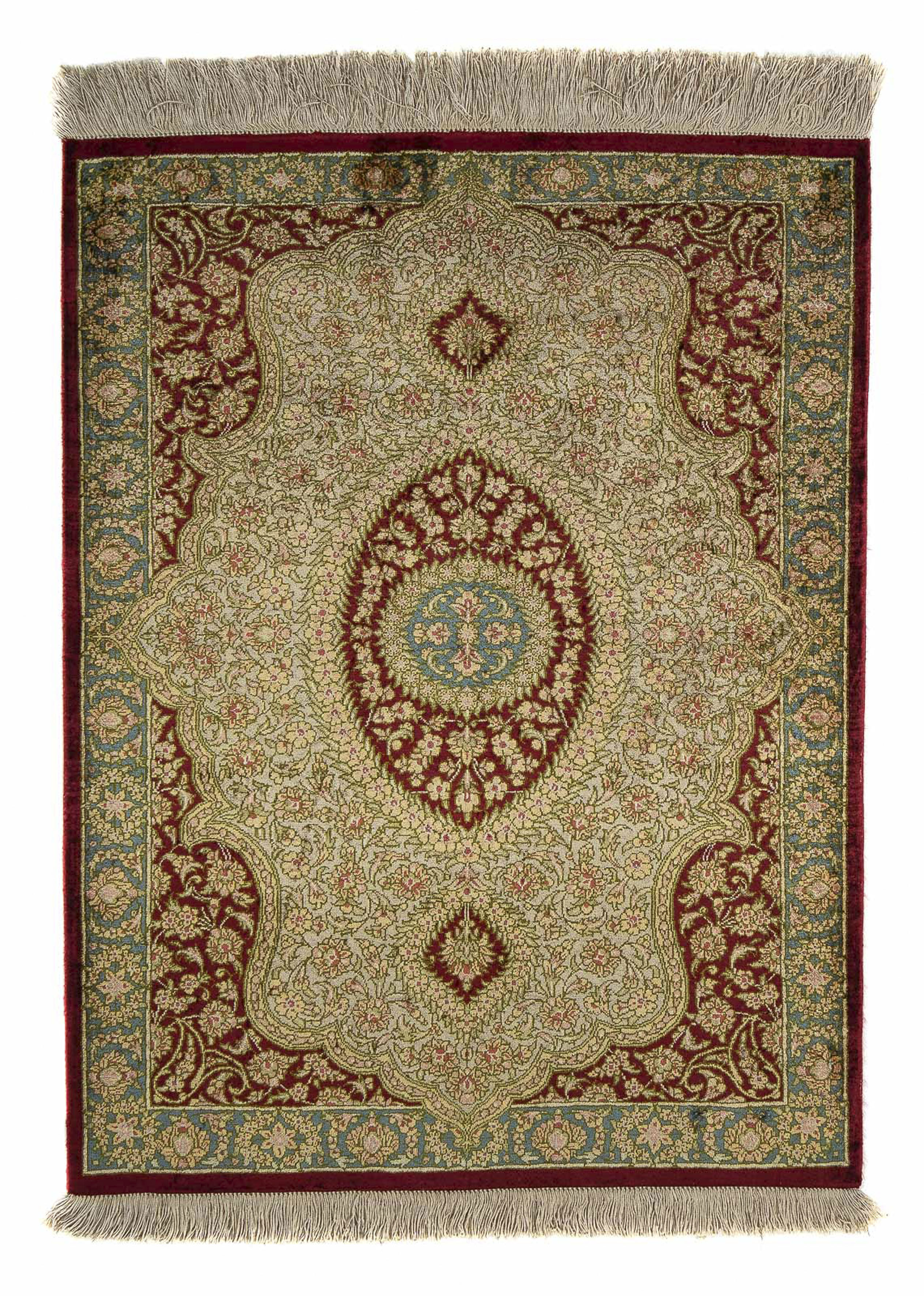 morgenland Orientteppich »Perser - Ghom - 78 x 58 cm - dunkelrot«, rechteck günstig online kaufen