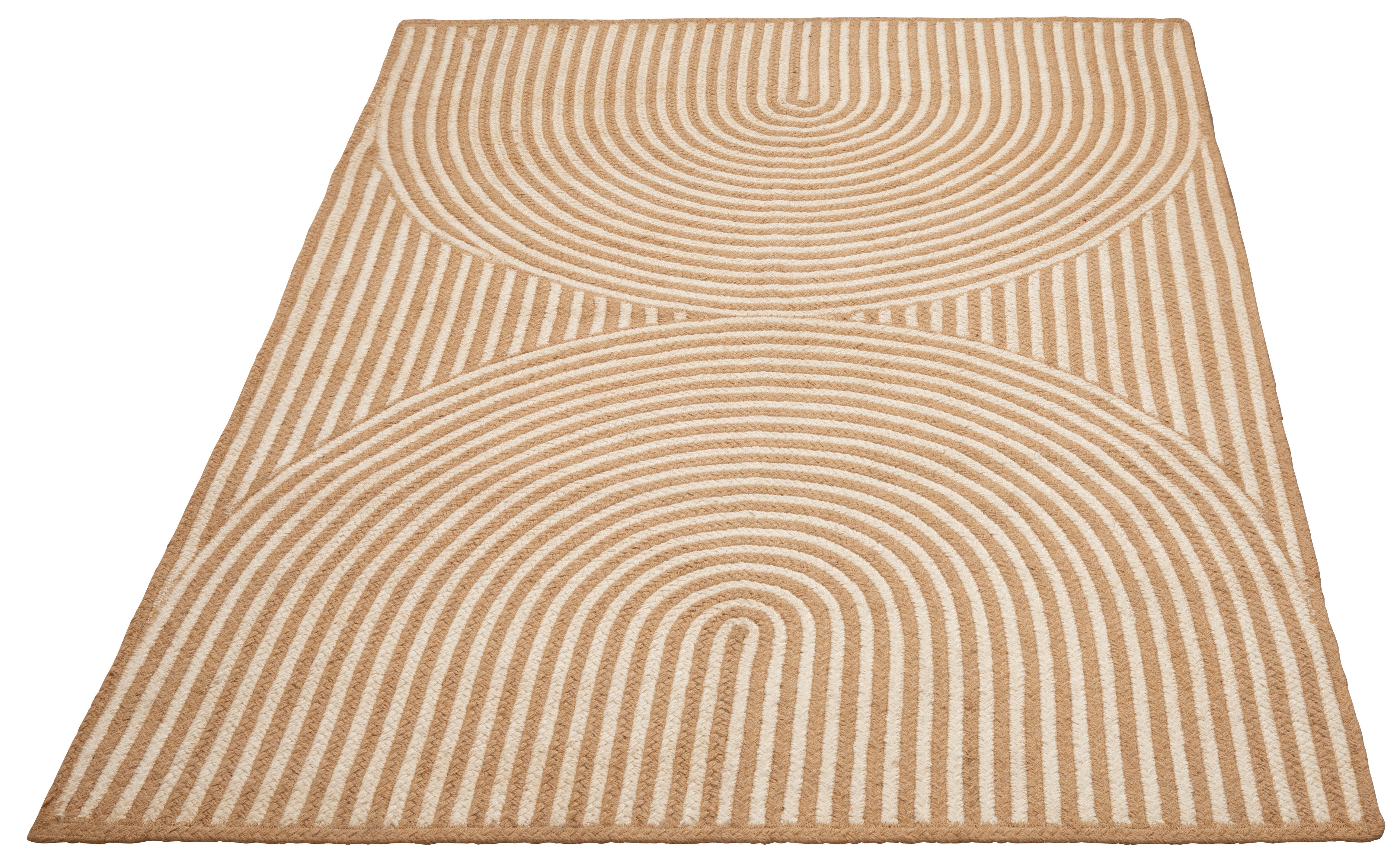 my home Teppich Naturala, Jute-Teppich, handgefertigt, günstig online kaufen