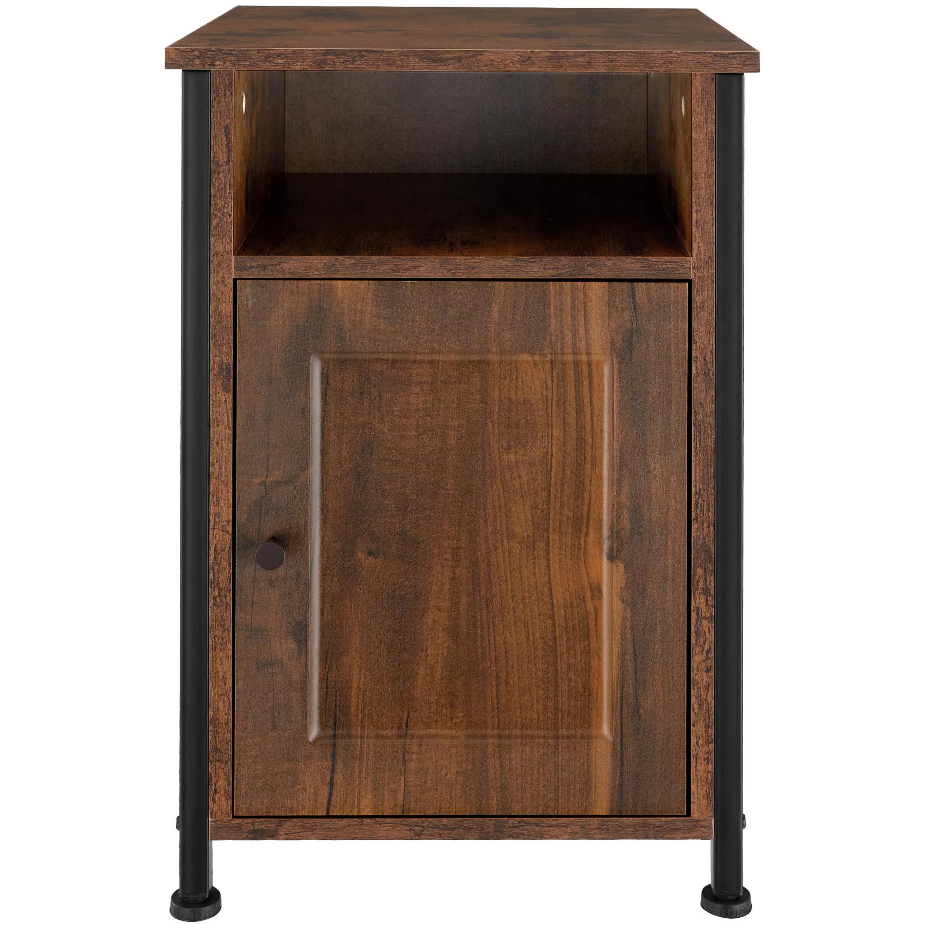 Nachttisch Blackburn 40x42x60,5cm - Industrial Holz dunkel, rustikal günstig online kaufen