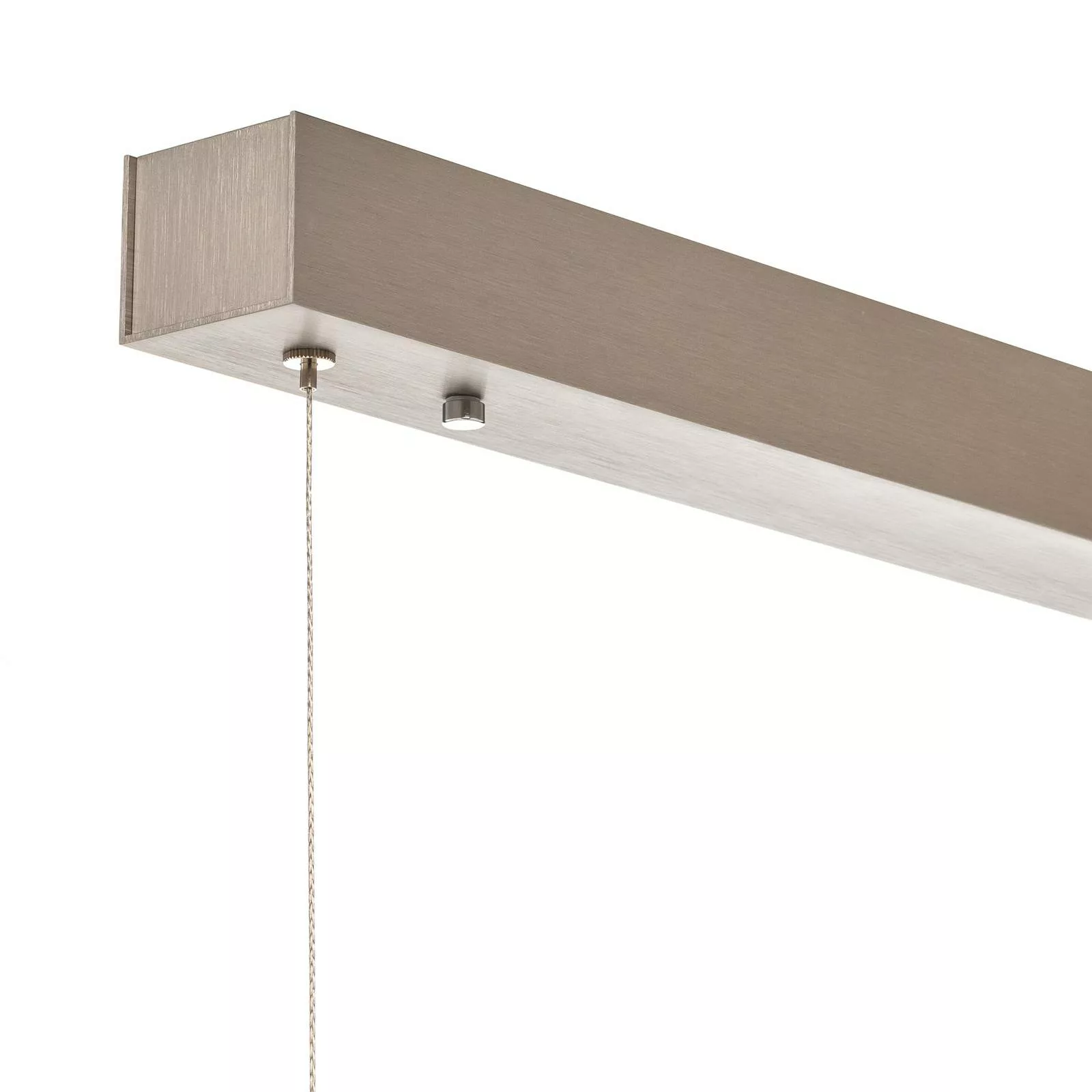 Quitani Zino LED-Hängeleuchte Schiefer beige 144cm günstig online kaufen