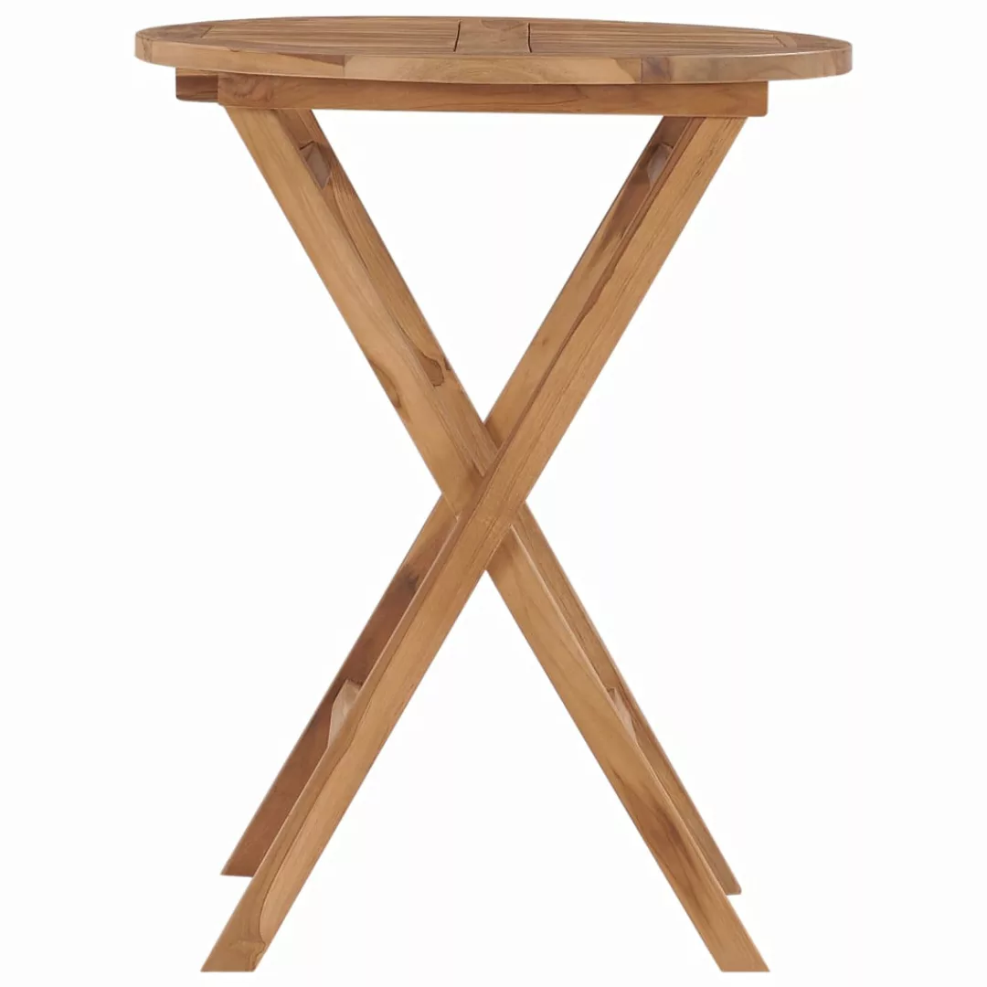 Klappbarer Gartentisch 60 Cm Teak Massivholz günstig online kaufen